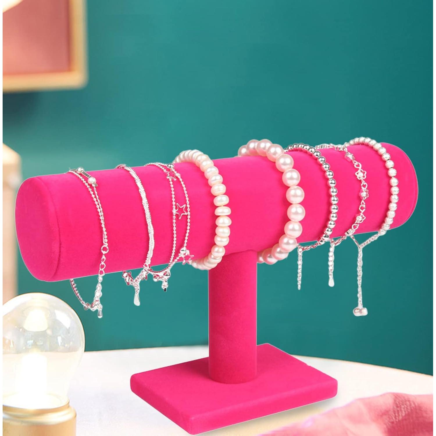 Exhibidor de Joyería ChezMax T-Bar para Collares y Pulseras