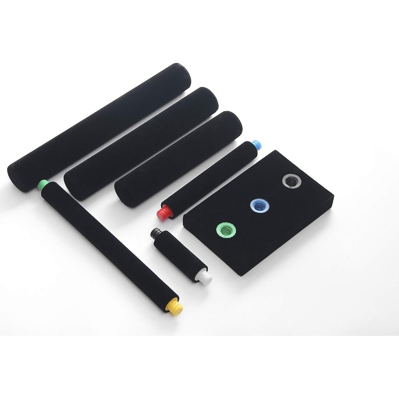 Soporte de Joyería Wuligirl Terciopelo Negro 3 Niveles