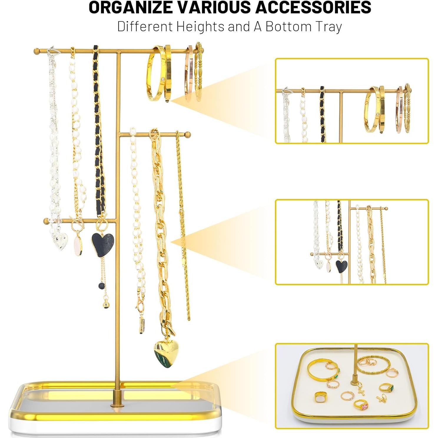 Soporte para Collares de Joyería Lubaku, Cerámica 40cm