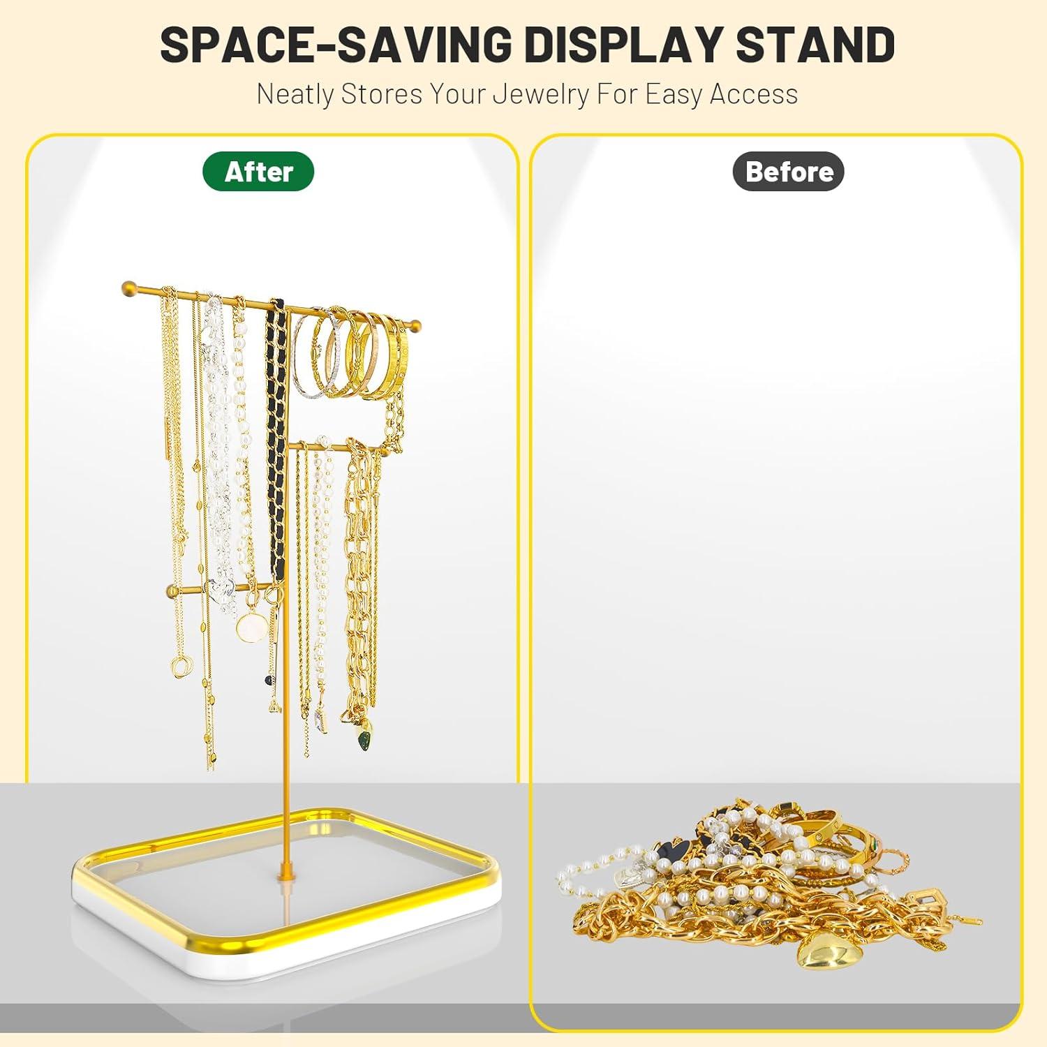 Soporte para Collares de Joyería Lubaku, Cerámica 40cm