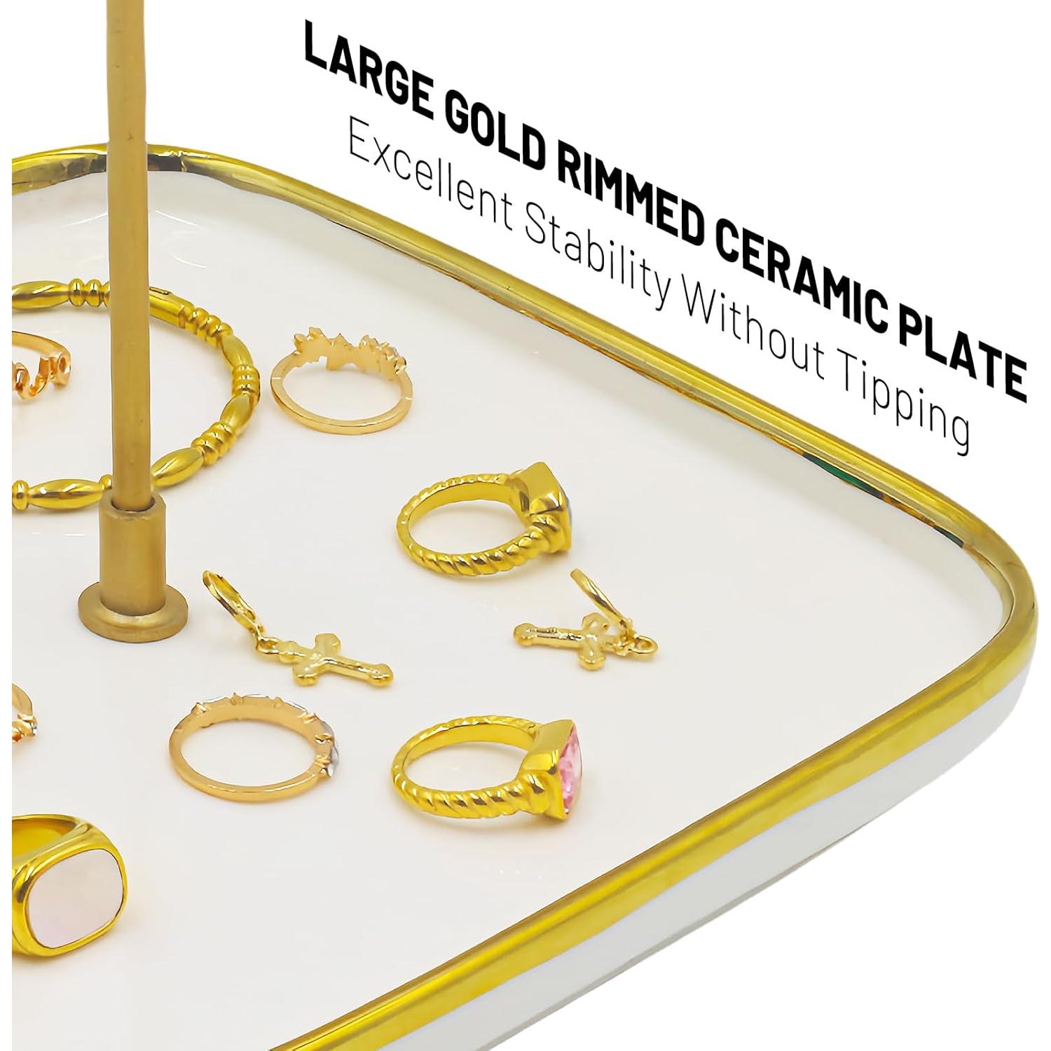 Soporte para Collares de Joyería Lubaku, Cerámica 40cm