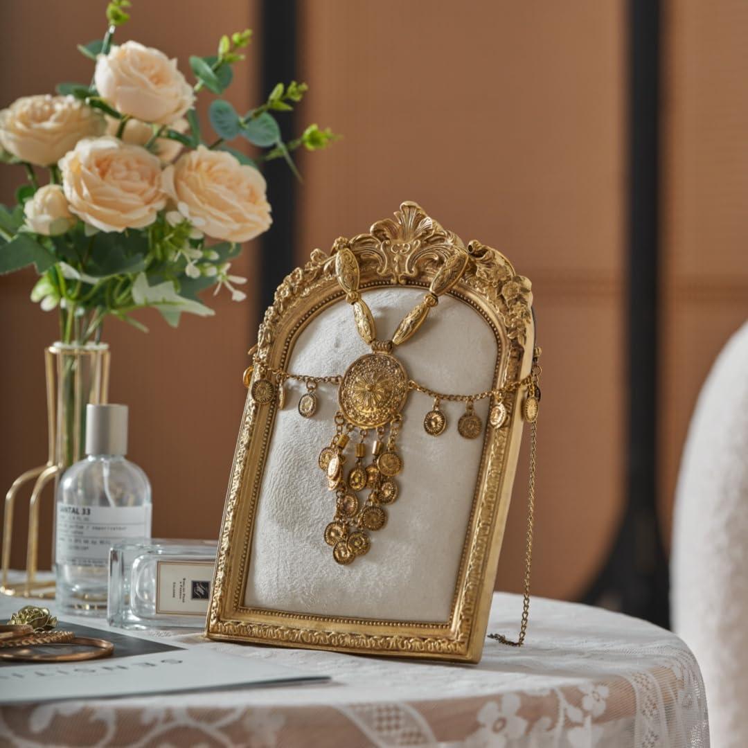 Soporte para Joyas HSDDHOME Dorado Vintage 25.5x17.4 cm