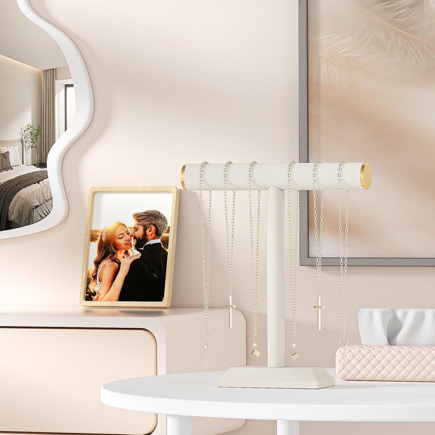 Soporte para Collares Julysky T-Bar Beige 29.7x33.5x8.1 cm