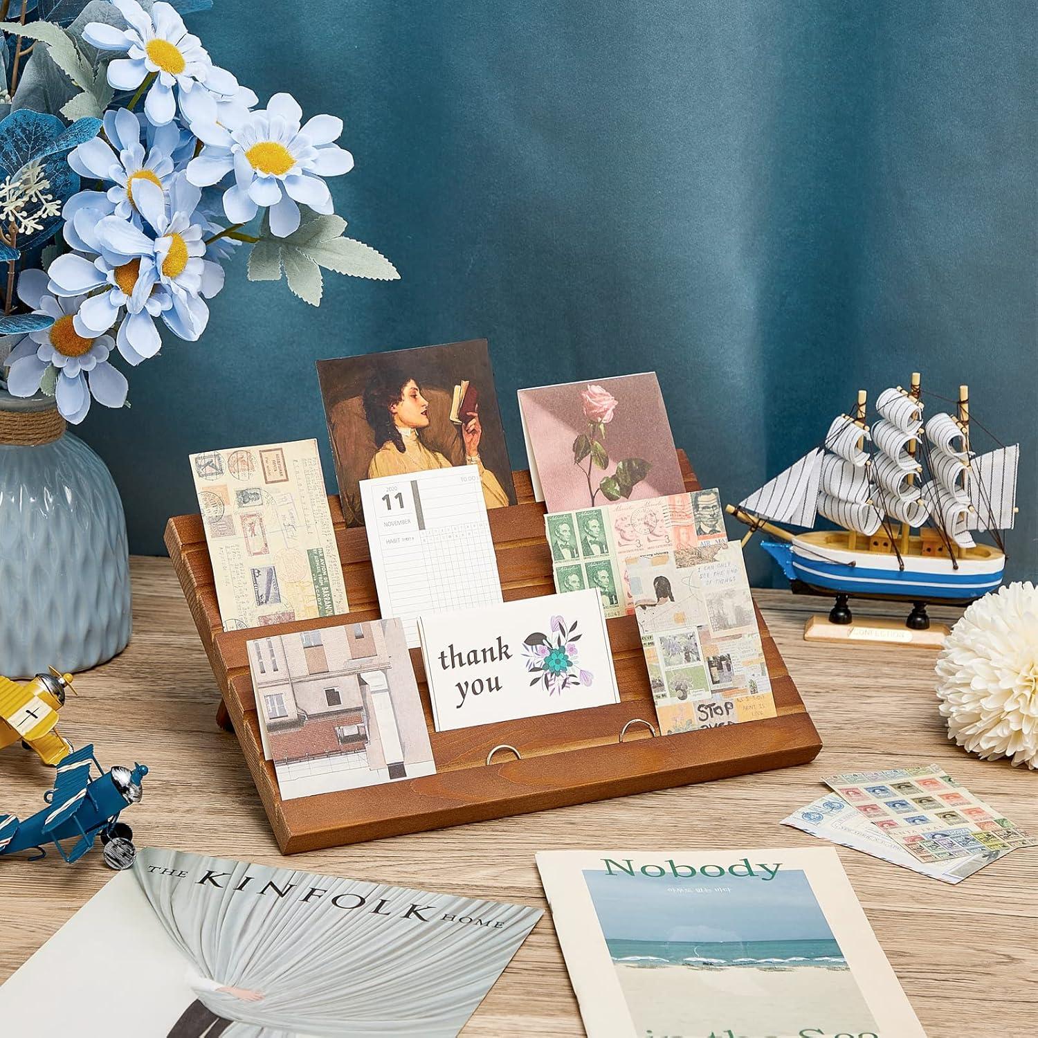 Soporte de Exhibición de Pendientes Blulu de Madera 29x19cm