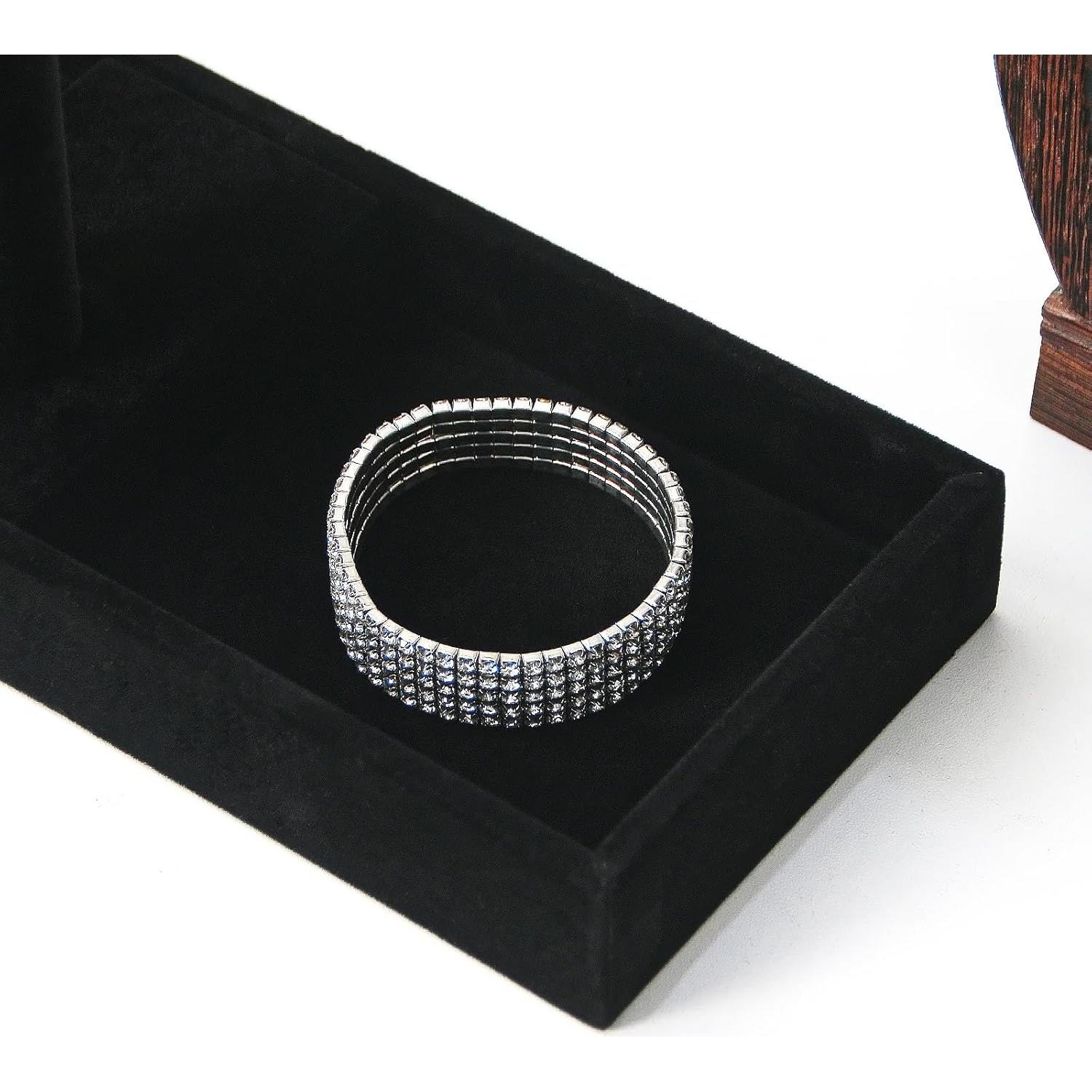 Soporte organizador de joyas KunGe negro desmontable