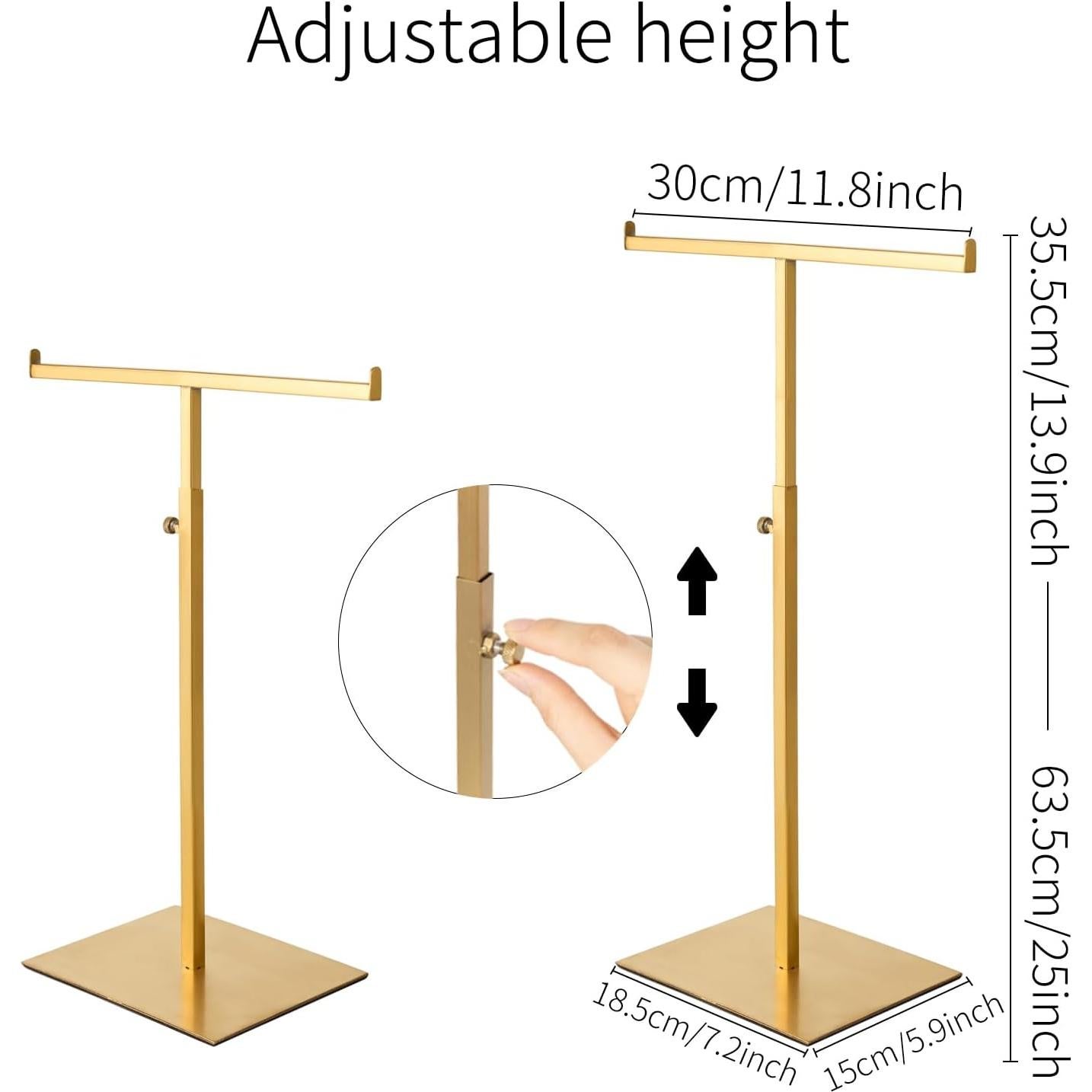 Soporte de Exhibición de Bolsos CHANJEYION 2 Piezas Acero Inoxidable