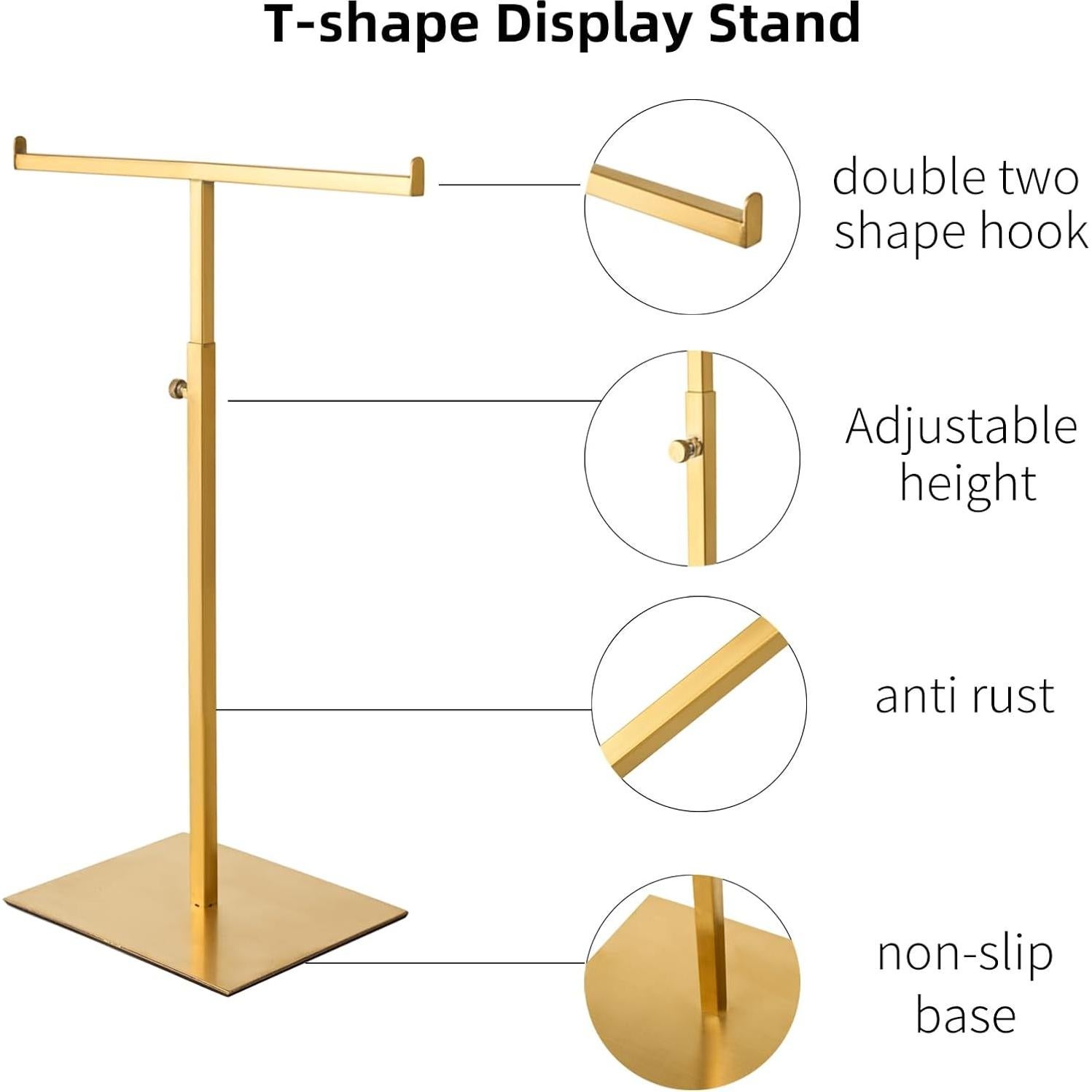 Soporte de Exhibición de Bolsos CHANJEYION 2 Piezas Acero Inoxidable