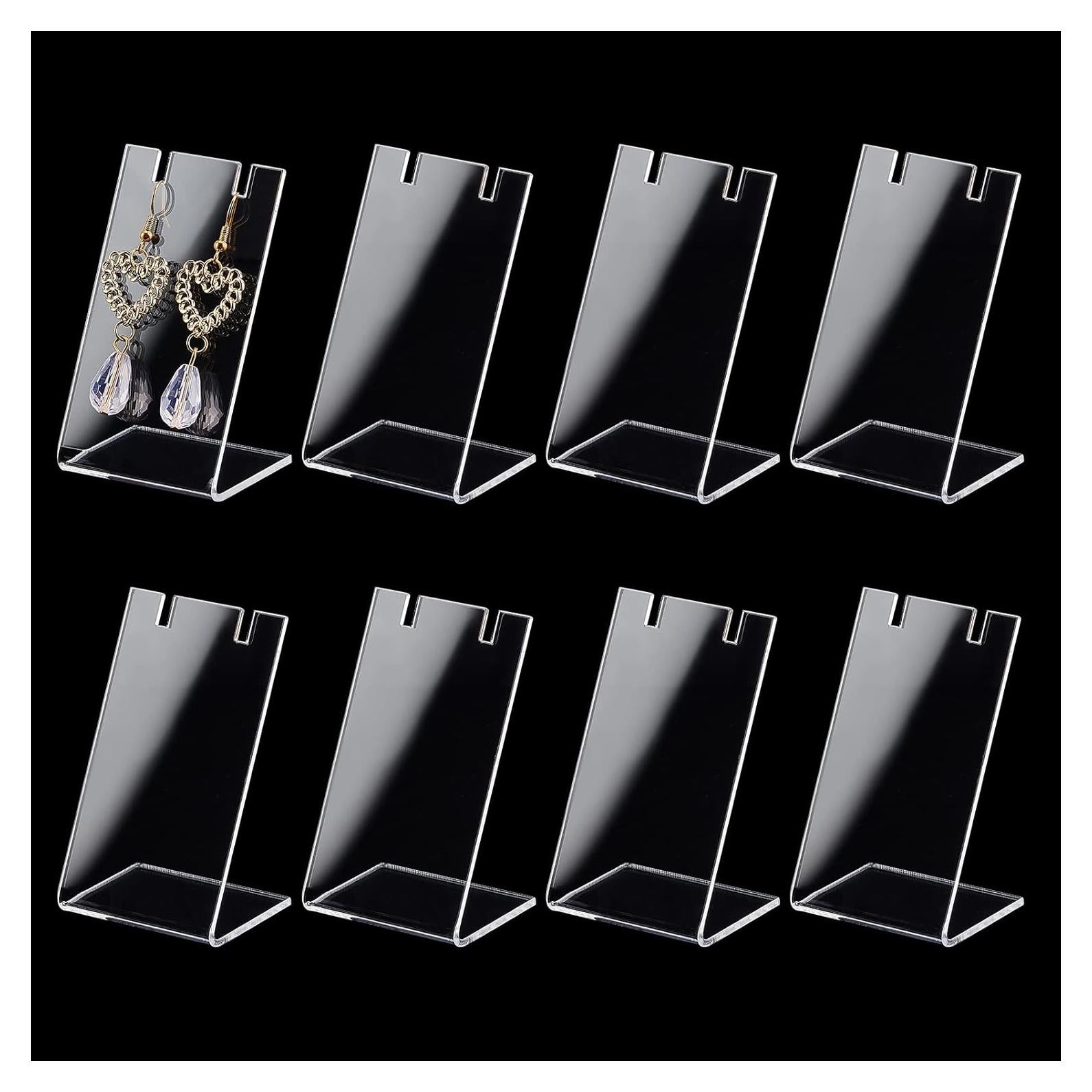 Soporte de Aretes Acrílico PH PandaHall 10 Piezas 3.3x4.3x7.6 cm