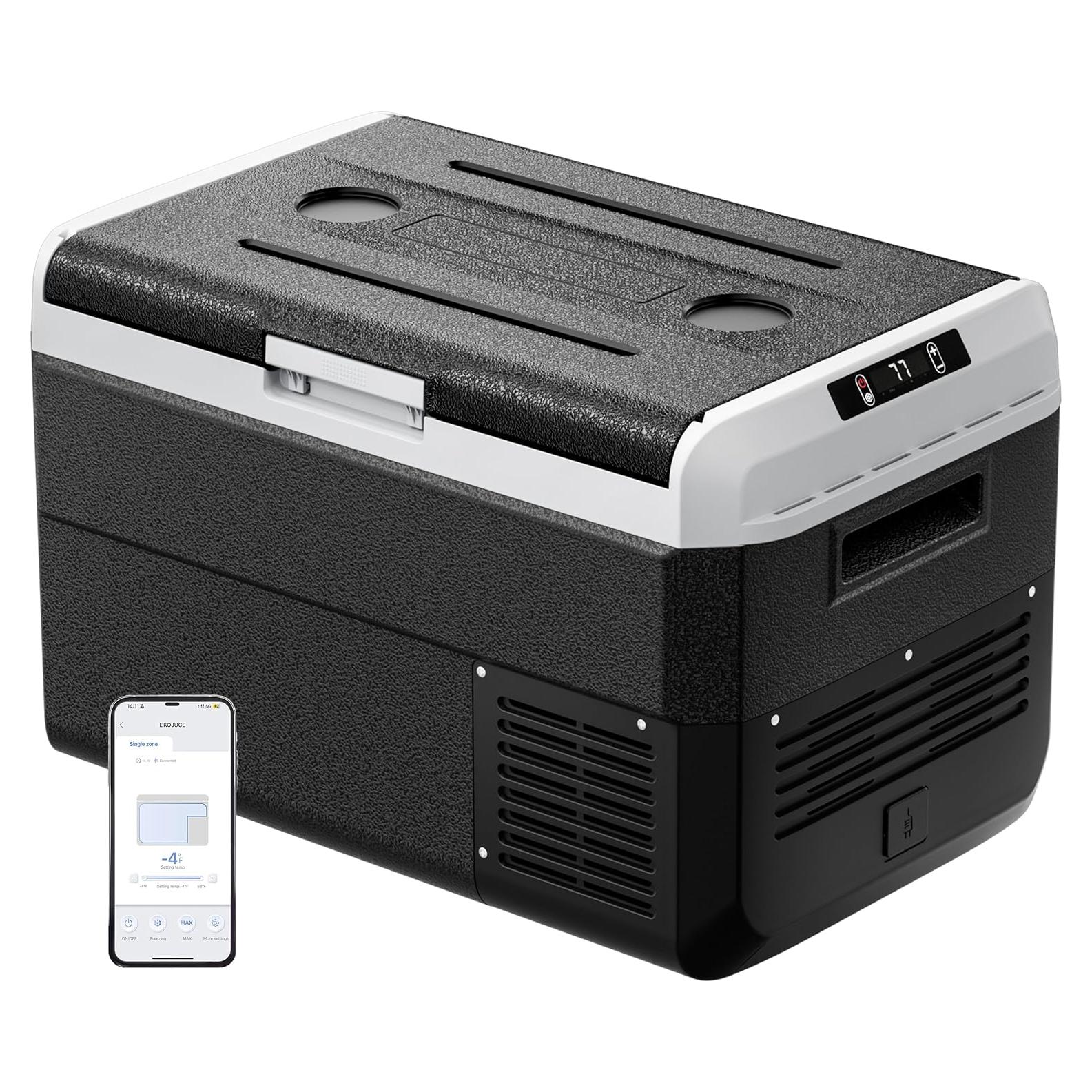 Refrigerador Portátil EKOJUCE 40L 12V/24V Control APP