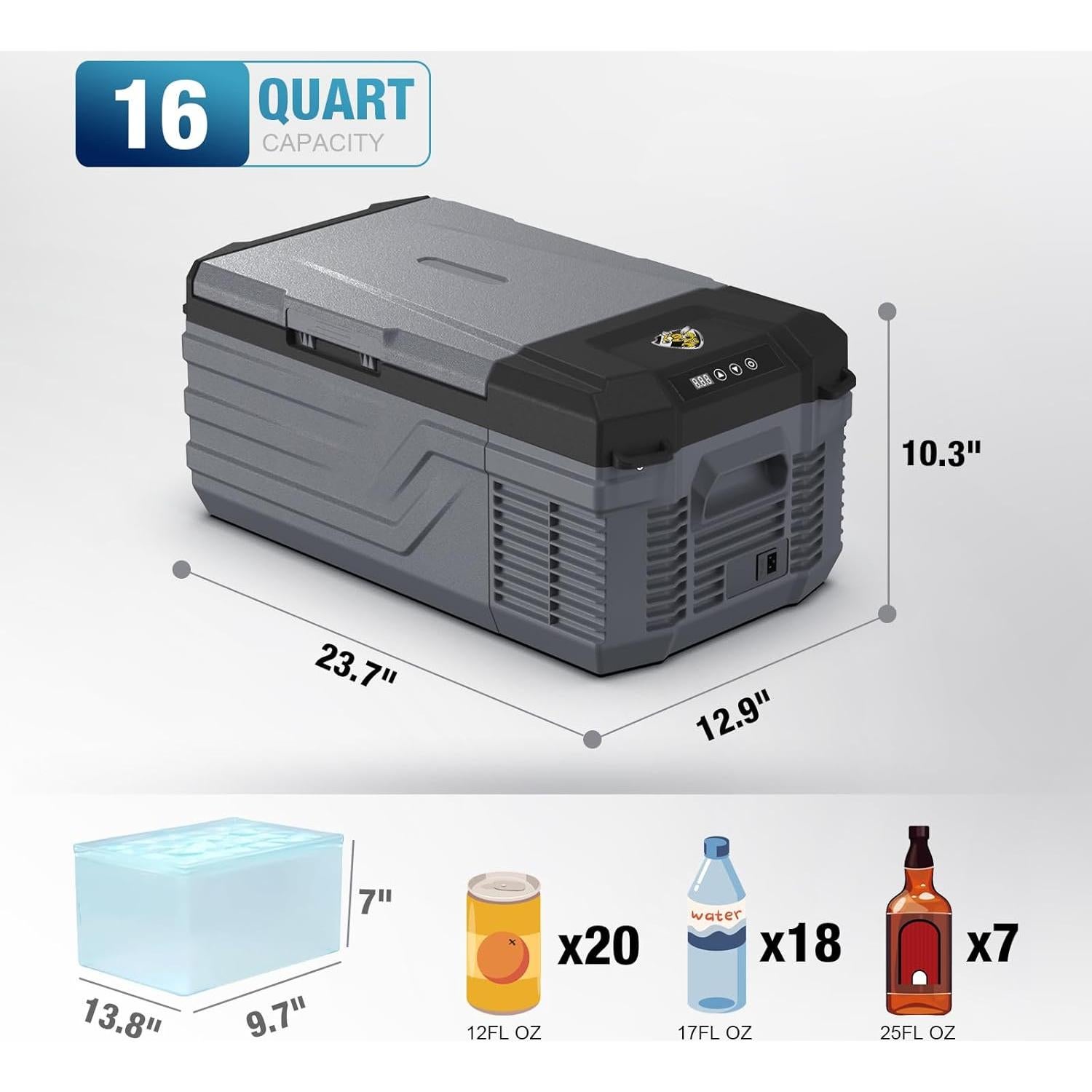 Refrigerador Portátil YELLOW JACKET 16L 12V/24V DC -20°C