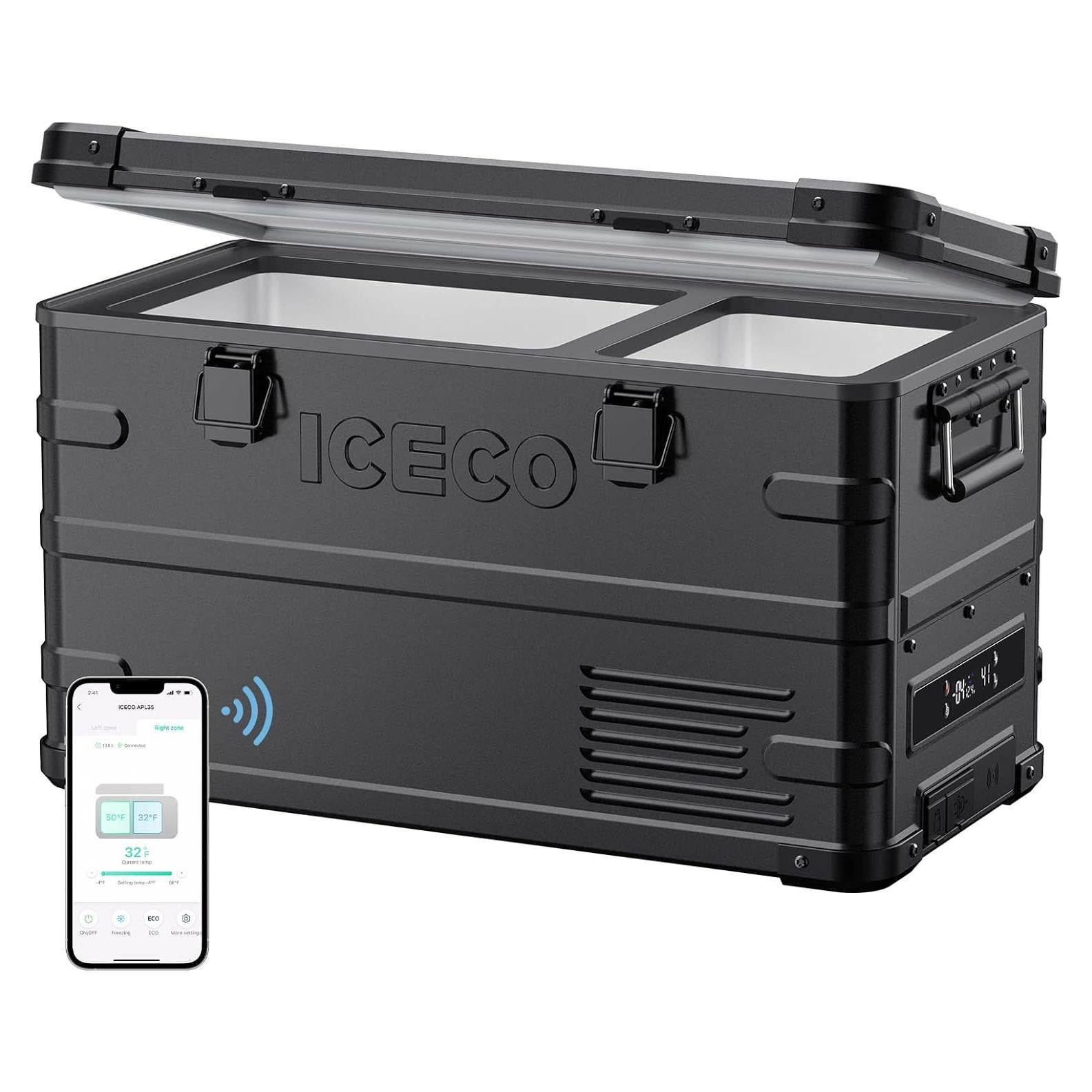 ICECO APL35 Nevera Congelador Portátil 35L 12V Doble Zona