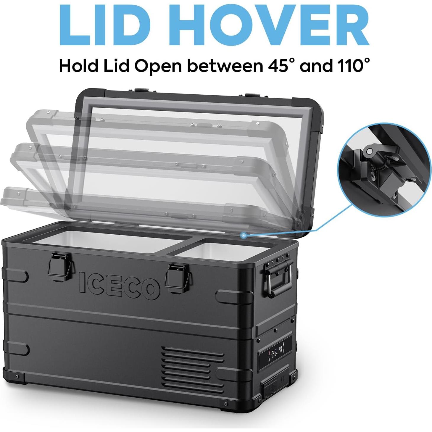 ICECO APL35 Nevera Congelador Portátil 35L 12V Doble Zona