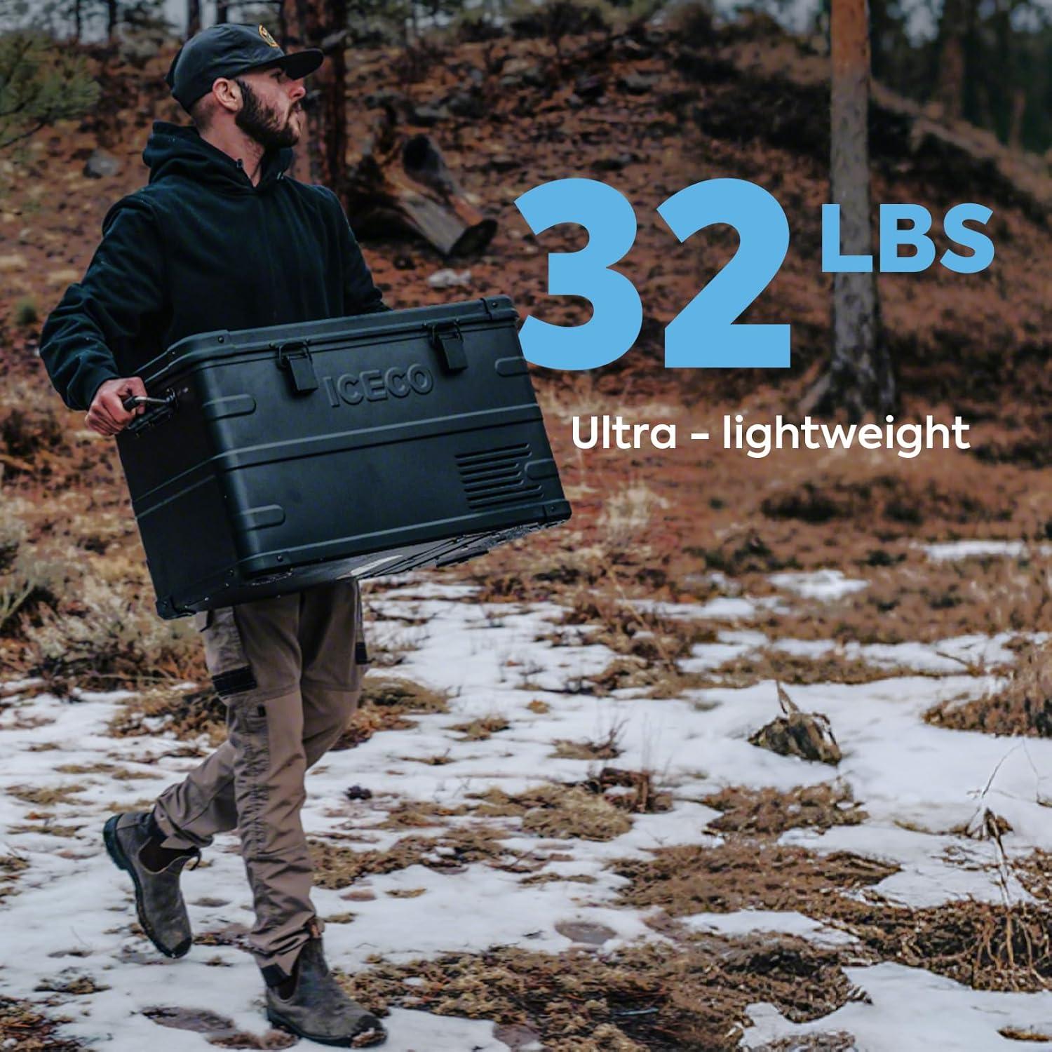 ICECO APL35 Nevera Congelador Portátil 35L 12V Doble Zona