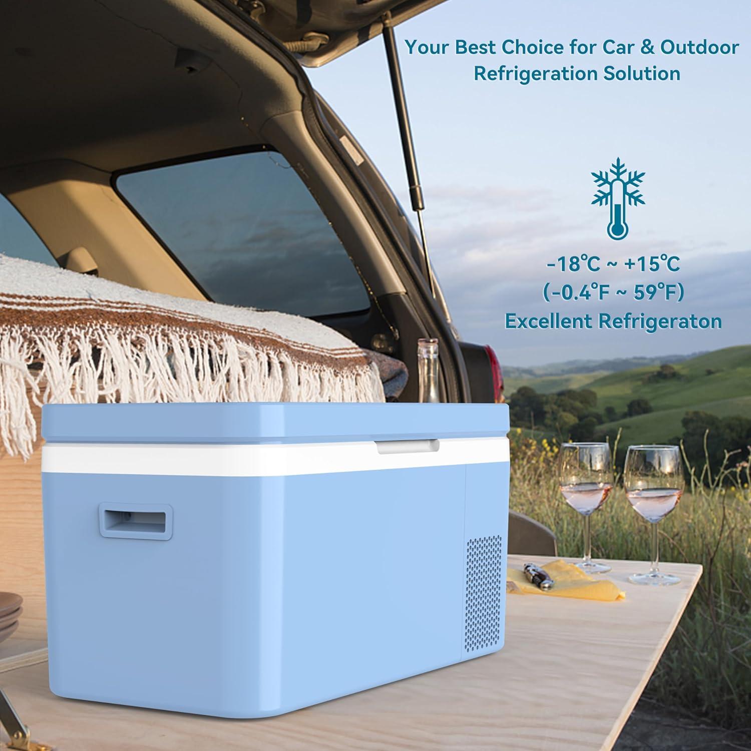 Refrigerador Portátil Doble Zona Megiu HC-24P4 25 Qt 12V/24V