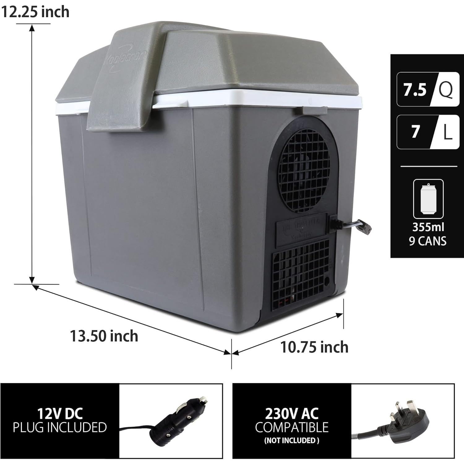Enfriador Eléctrico Portátil Koolatron P9 AZ 9.3L 12V