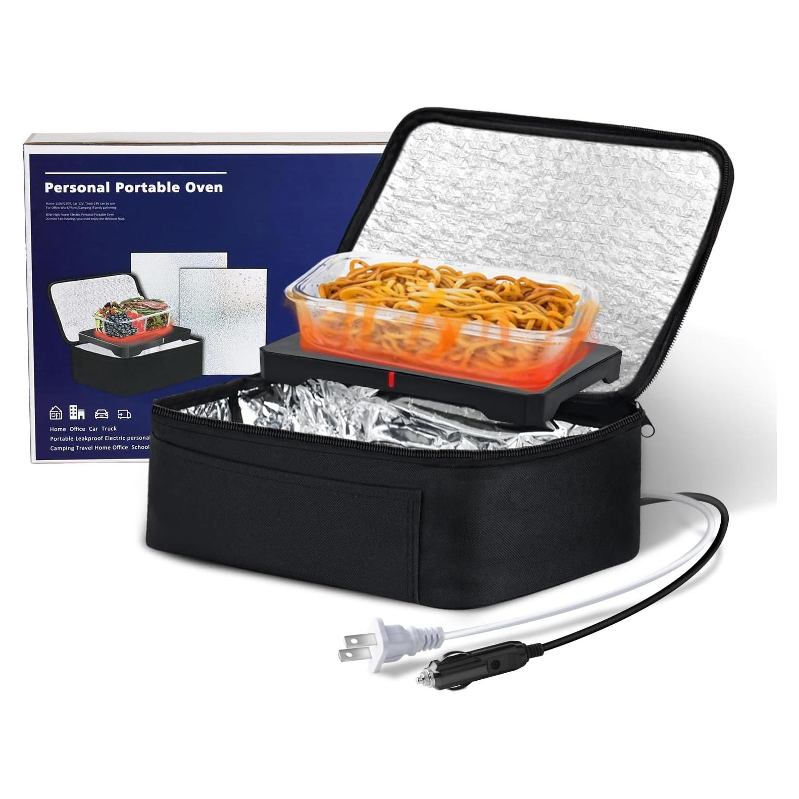 Horno Portátil ODDIER 12V 24V 110V Calentador de Comida