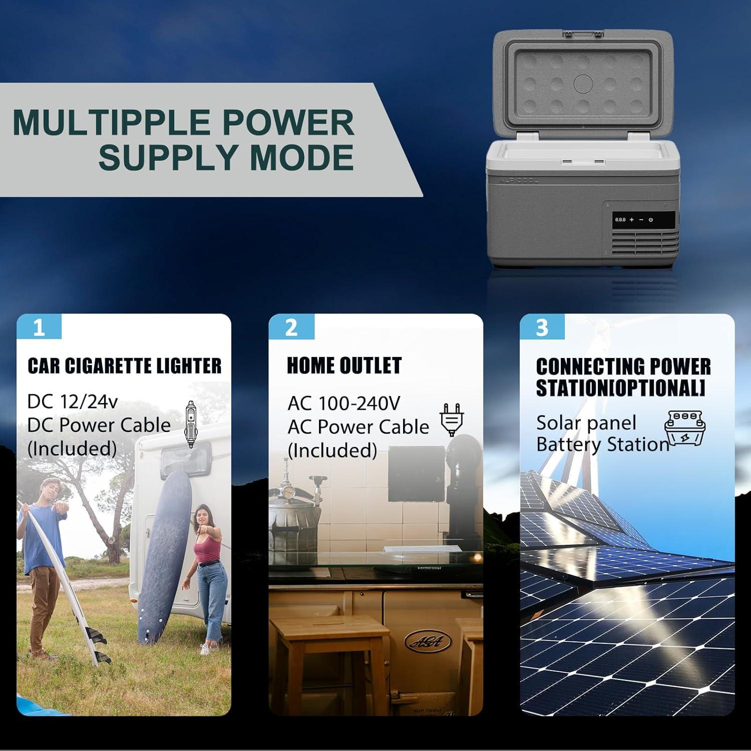 Congelador Portátil Alpicool MG9 8.7L 12V para Coche y Camping