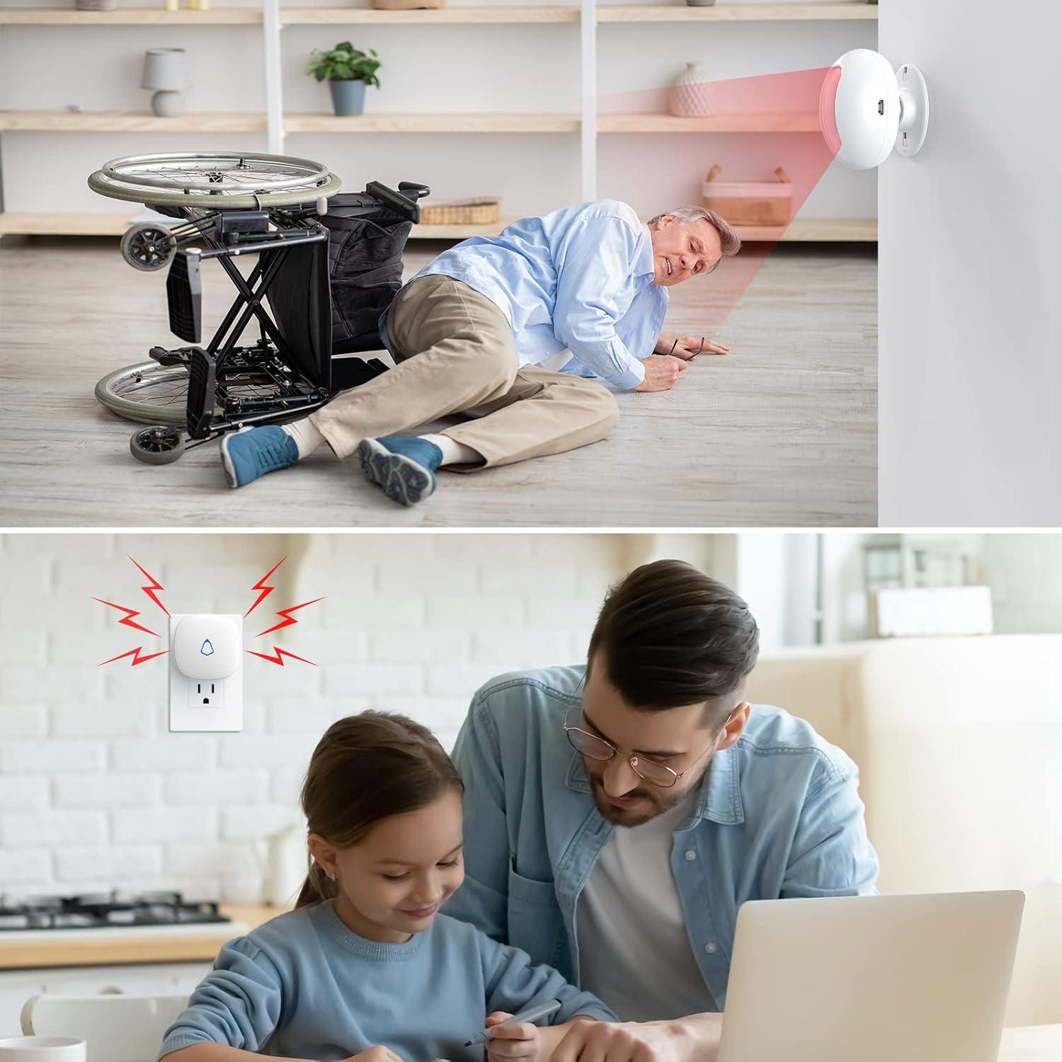 Timbre Inalámbrico AMHEY con Sensor de Movimiento 152.4m