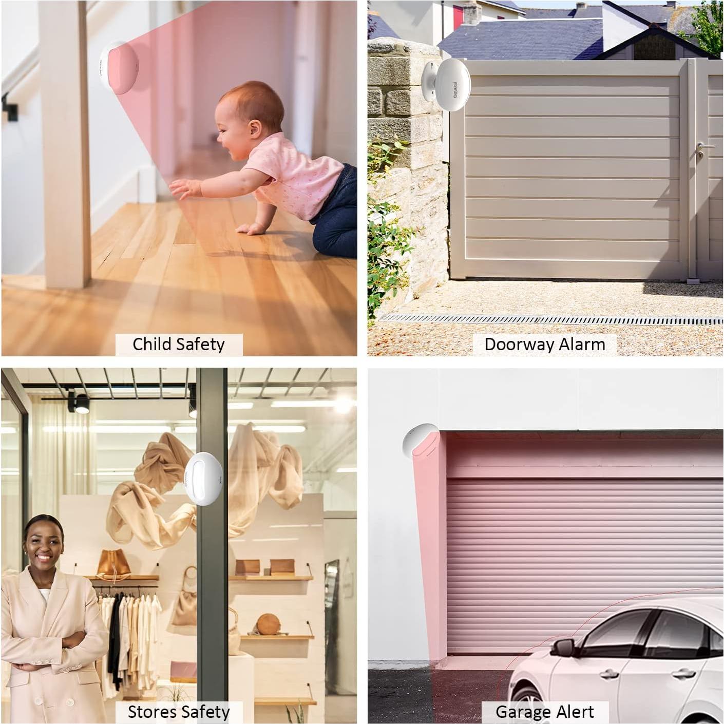 Timbre Inalámbrico AMHEY con Sensor de Movimiento 152.4m