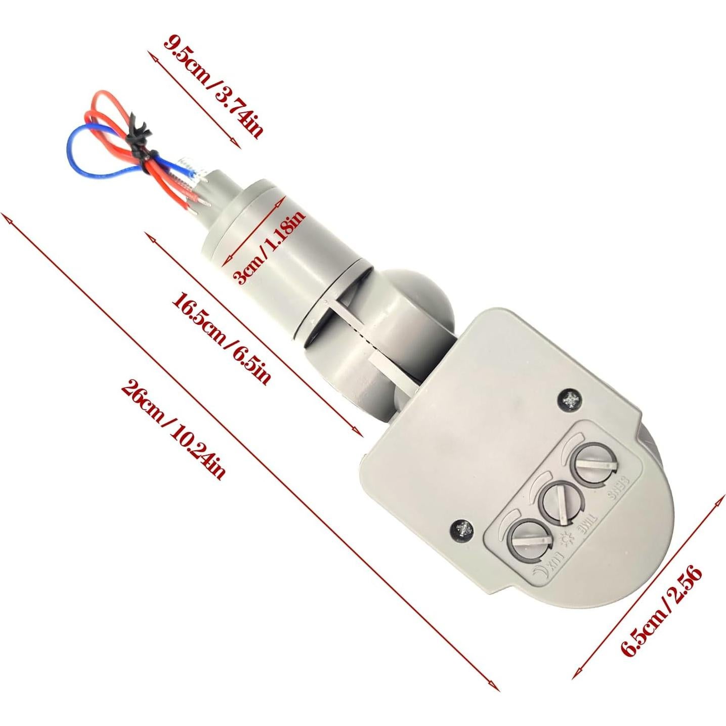 Detector de Movimiento PIR HANNAHONG Gris 12m Impermeable