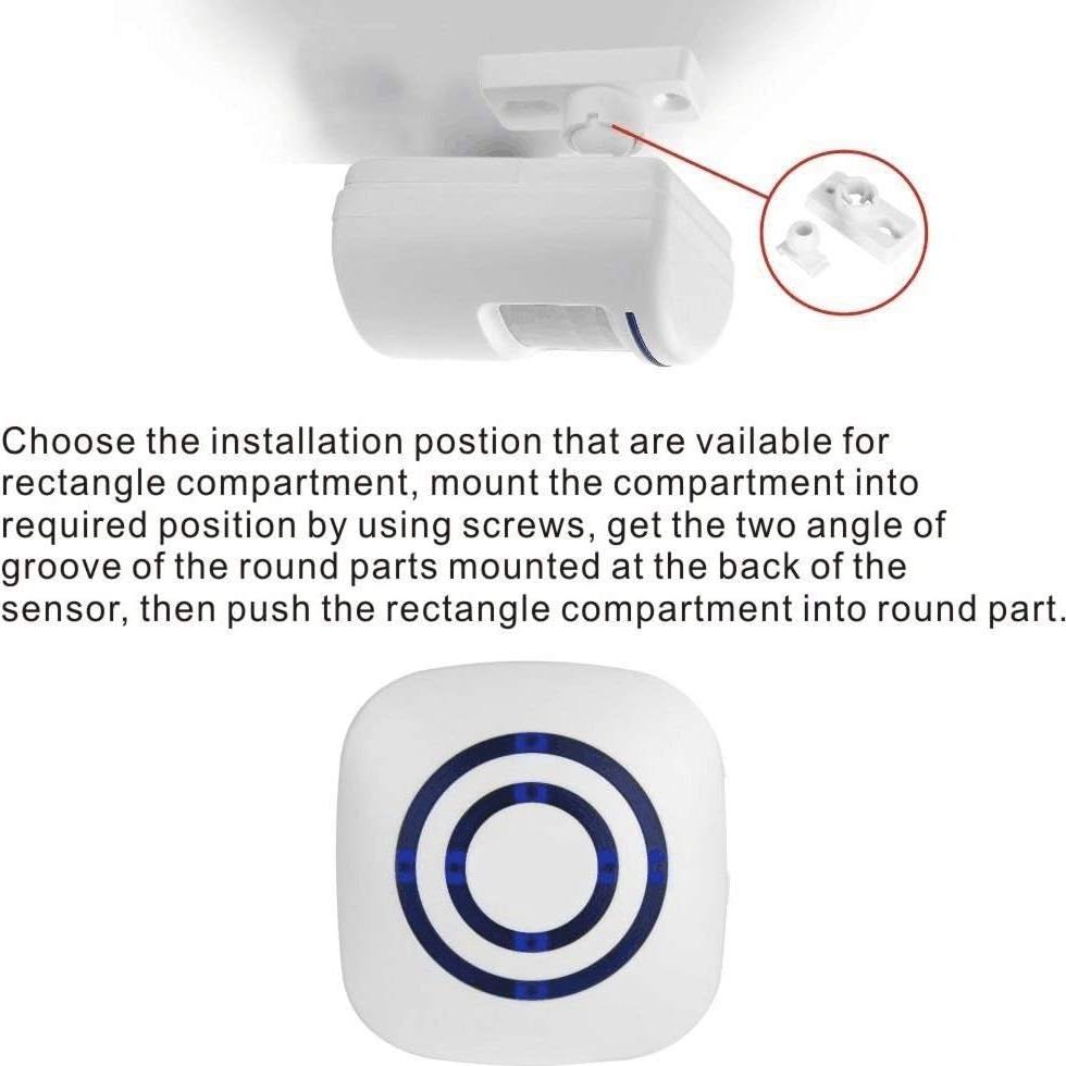 Timbre Inalámbrico Actpe con Sensor de Movimiento PIR - 100m