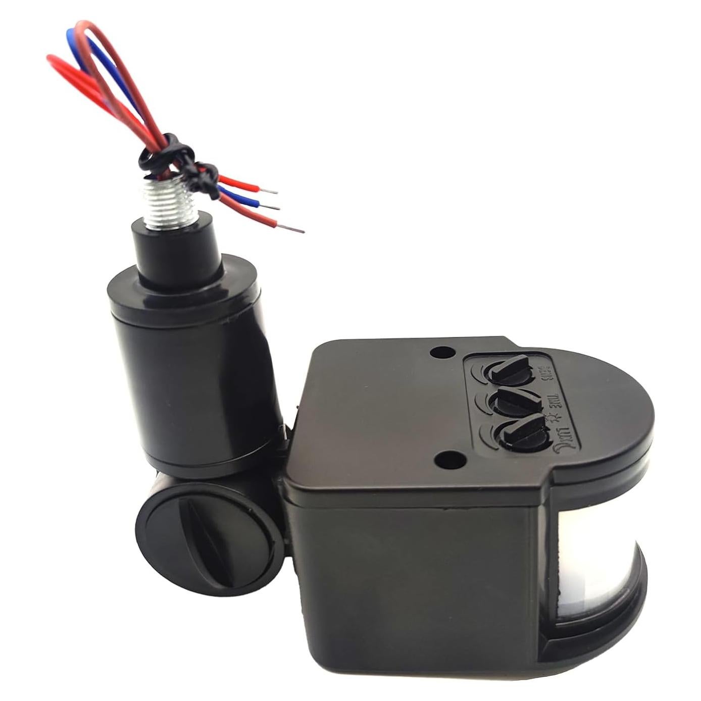 Detector de Movimiento PIR HANNAHONG 12m Impermeable Negro