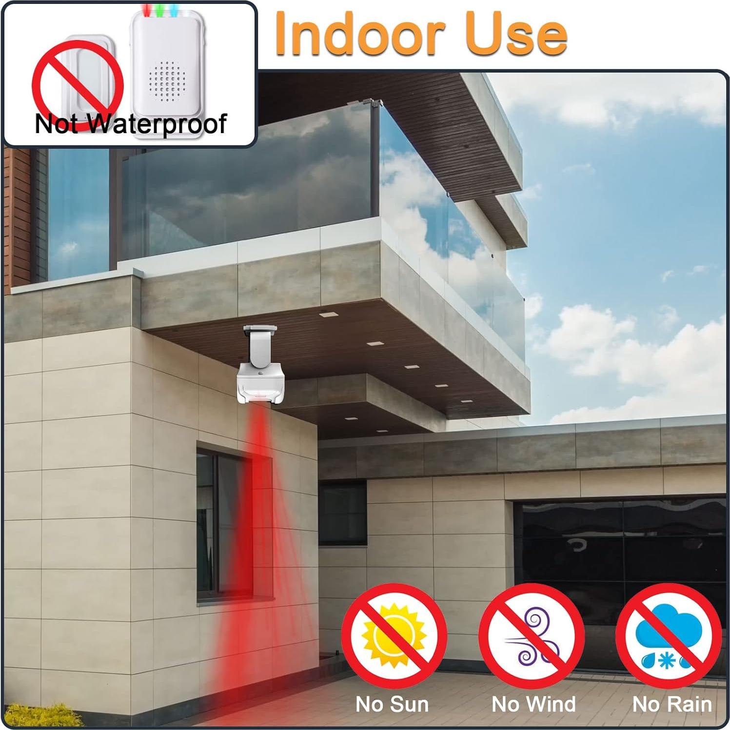 Detector de Movimiento Timbre de Bienvenida HoneTeek 1 Sensor