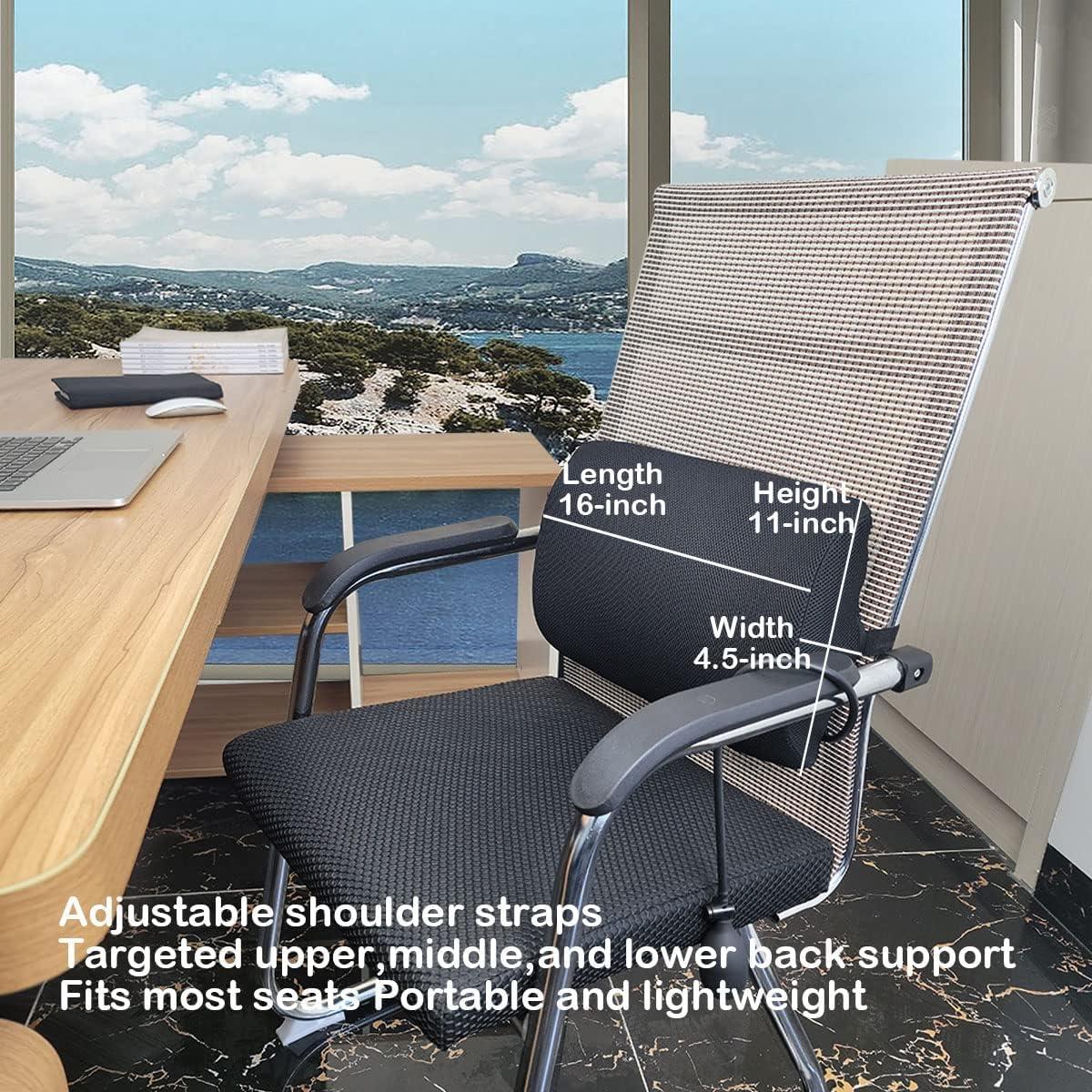 Cojín Lumbar Inflable Awave Bloom para Coche y Oficina