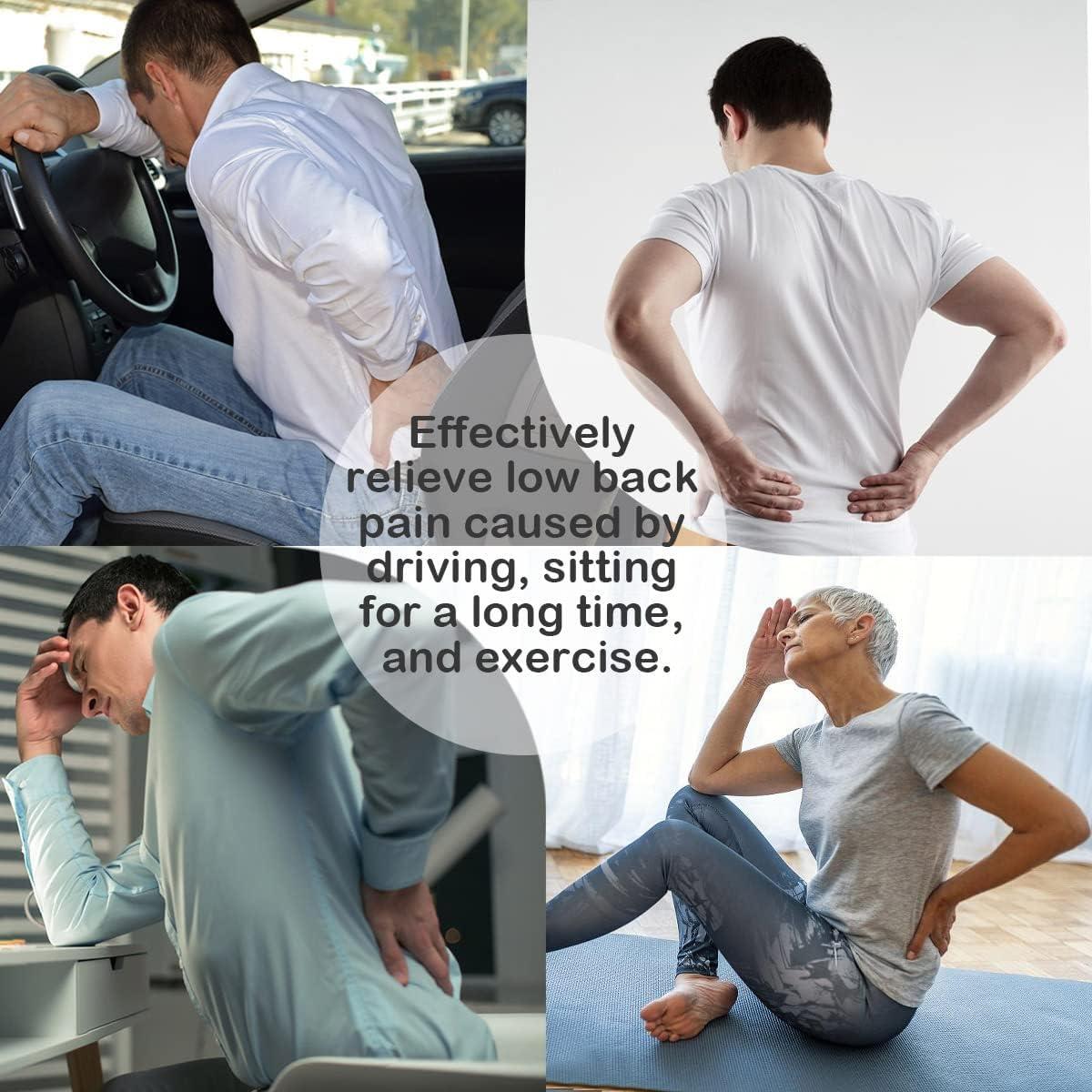 Cojín Lumbar Inflable Awave Bloom para Coche y Oficina