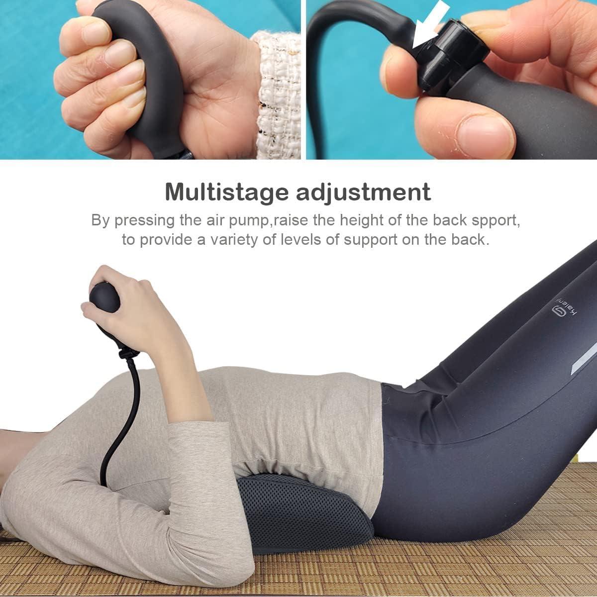 Cojín Lumbar Inflable Awave Bloom para Coche y Oficina