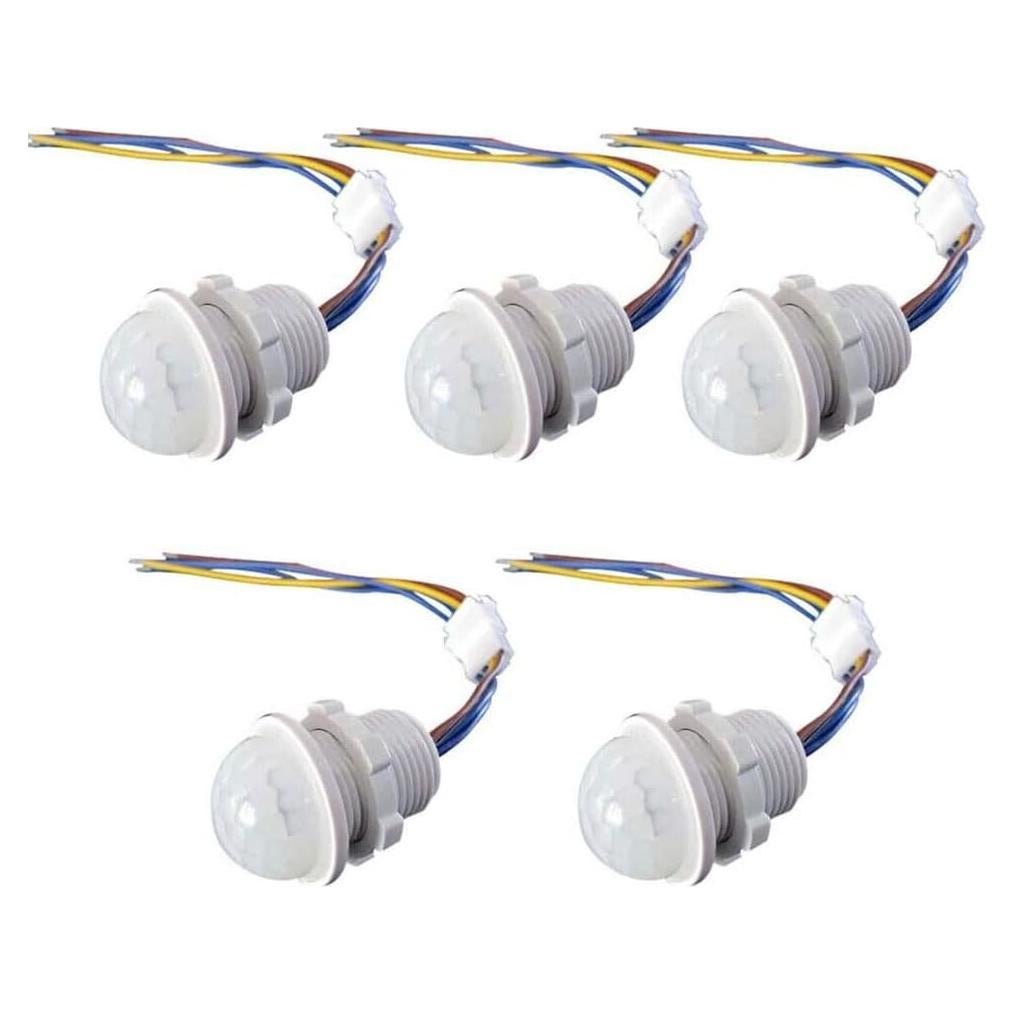 Detector de Movimiento Infrarrojo PIR TEAMWILL 5 Pcs 110V
