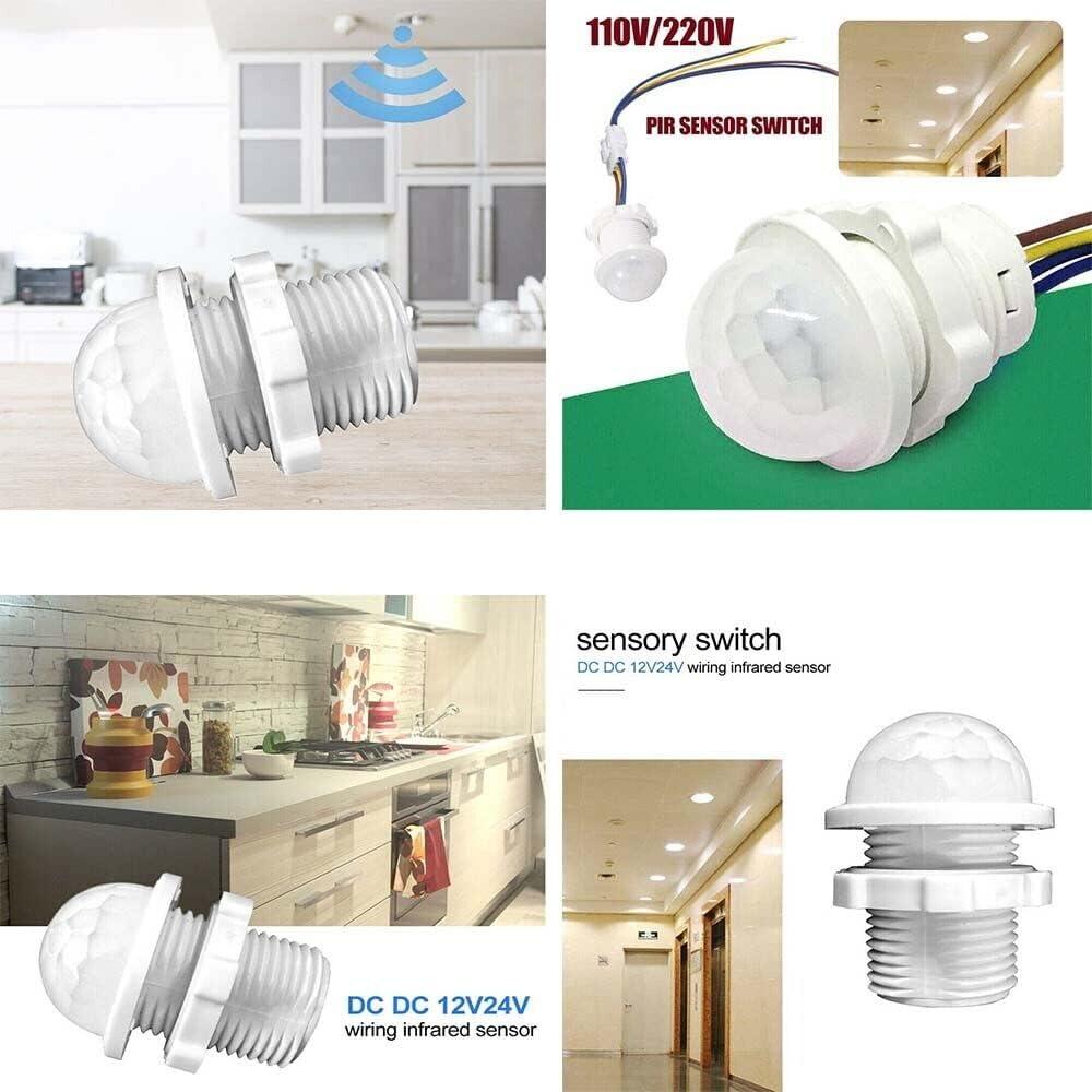 Detector de Movimiento Infrarrojo PIR TEAMWILL 5 Pcs 110V