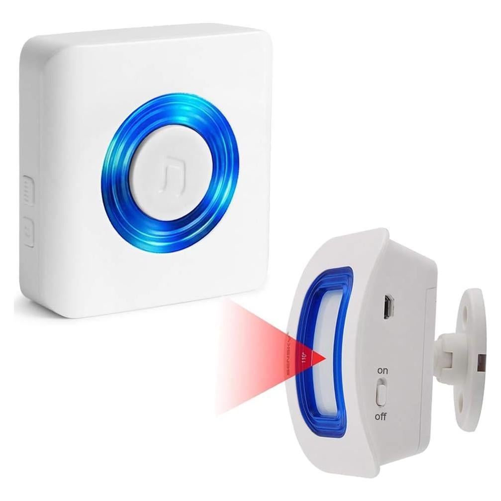 Alarma Inalámbrica de Movimiento EverNary con Pager 110dB