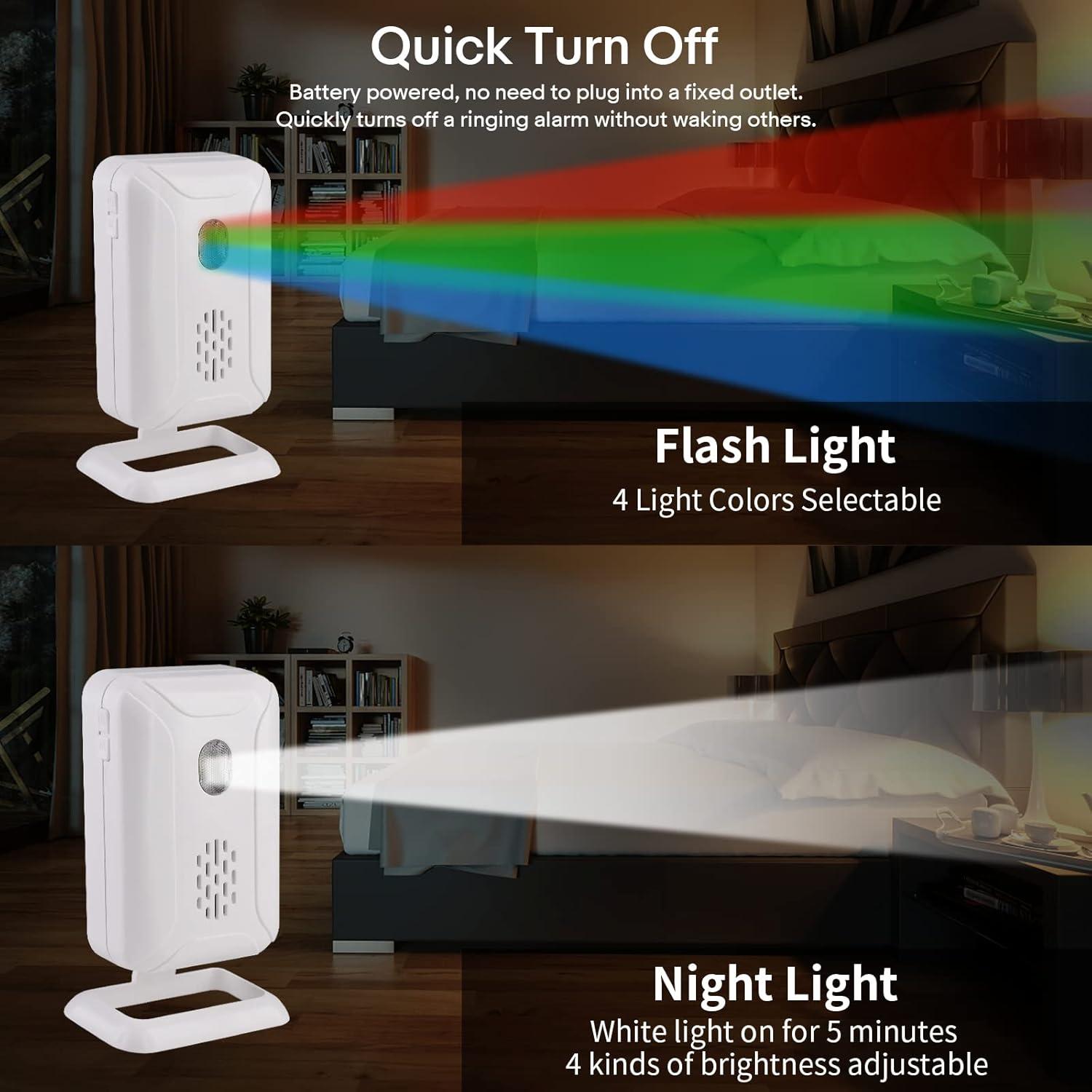 Alarma de Sensor de Movimiento Cruxer Inalámbrica 2 Sensores 1 Receptor