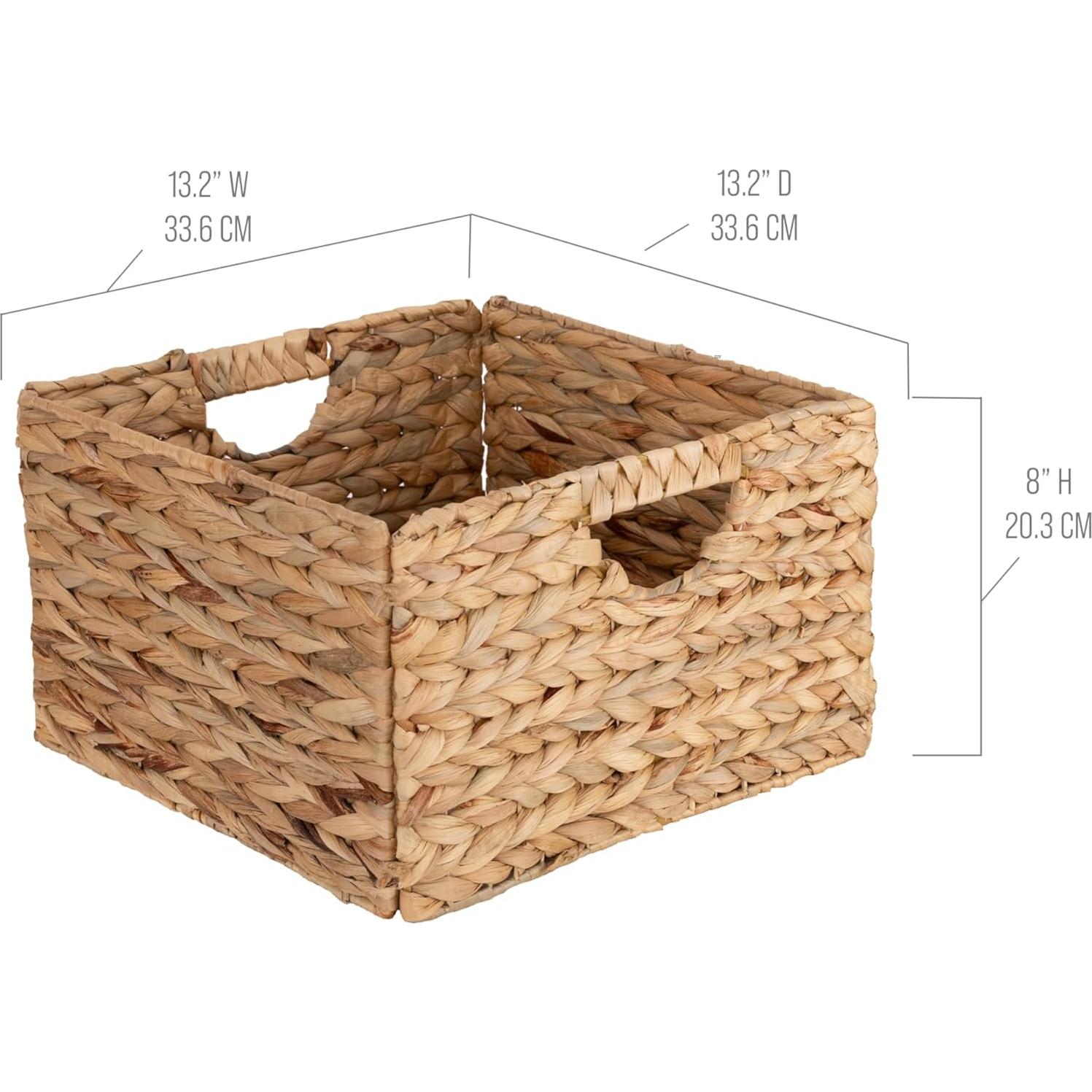 Cesta de Lavandería Plegable Seville Classics 2-Pack Juncos