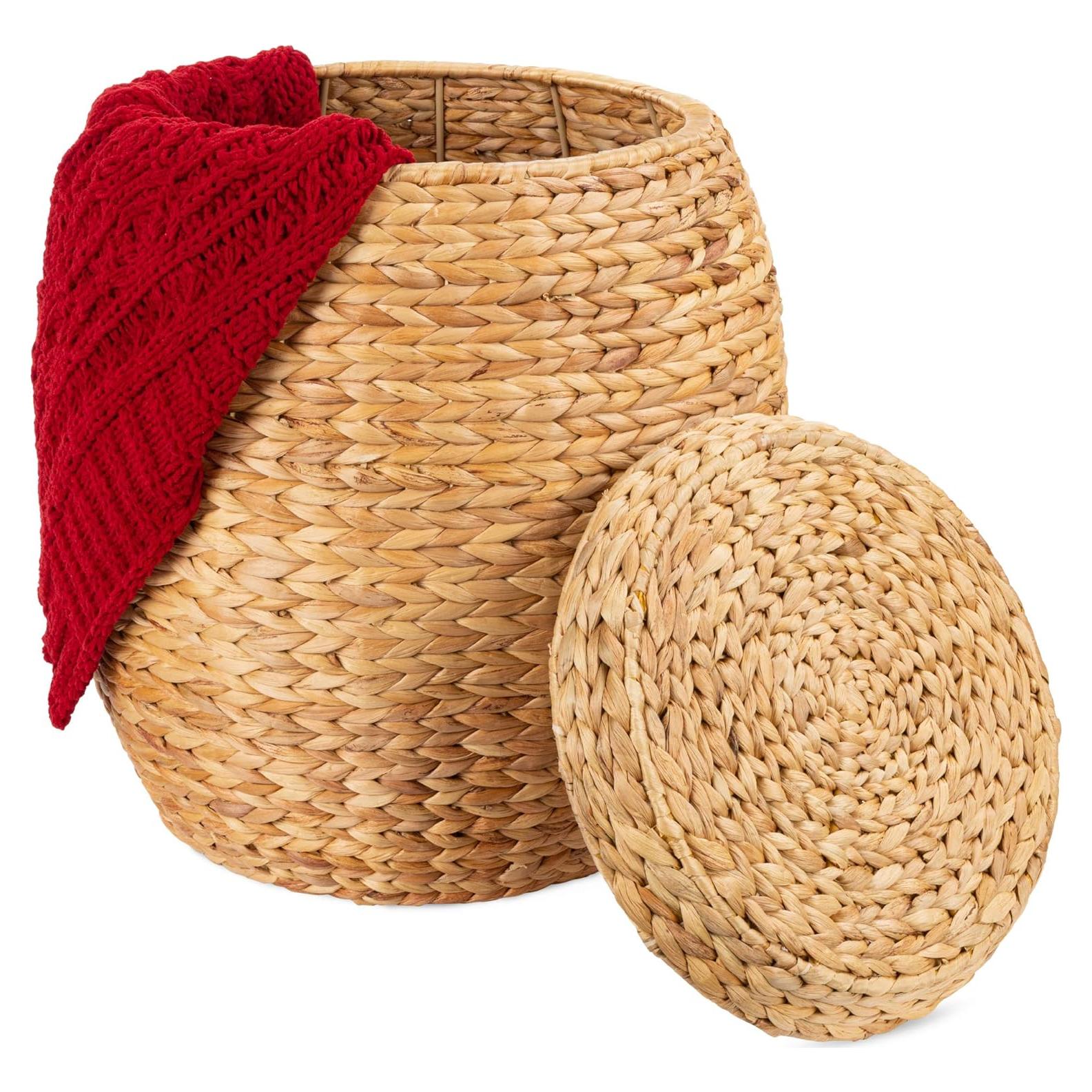 Cesta de Almacenamiento Vintage Natural 43.2x43.2x49.5cm