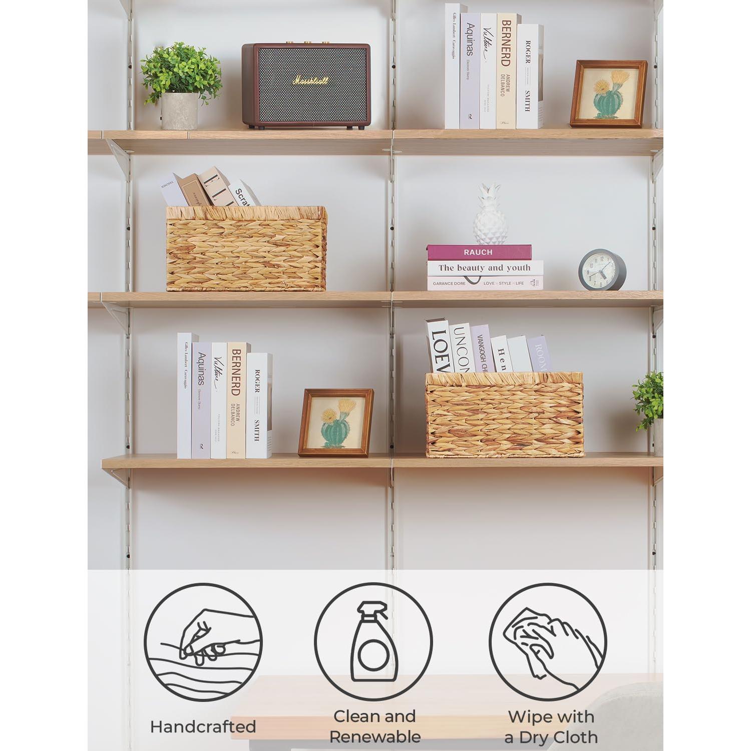 Cesta de Almacenamiento Mediana 2-Pack StorageWorks Jacinto Natural