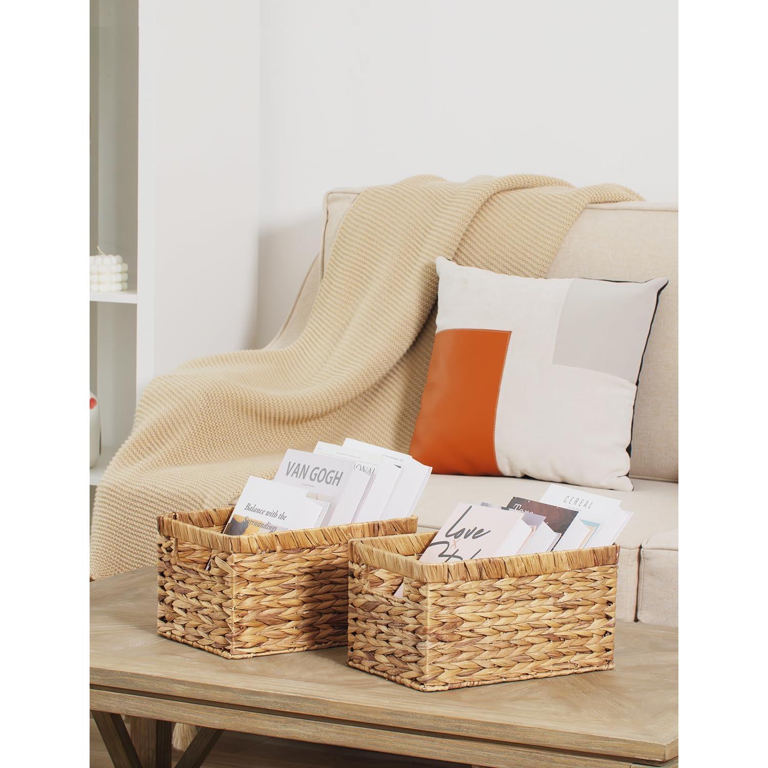 Cesta de Almacenamiento Mediana 2-Pack StorageWorks Jacinto Natural