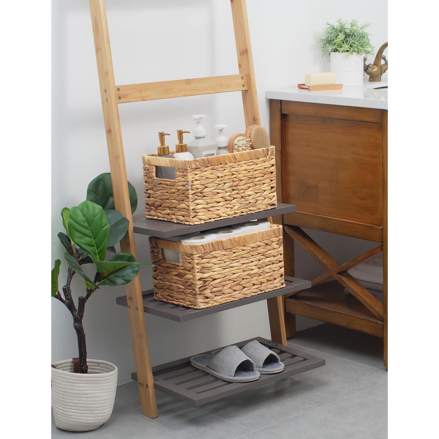 Cesta de Almacenamiento Mediana 2-Pack StorageWorks Jacinto Natural