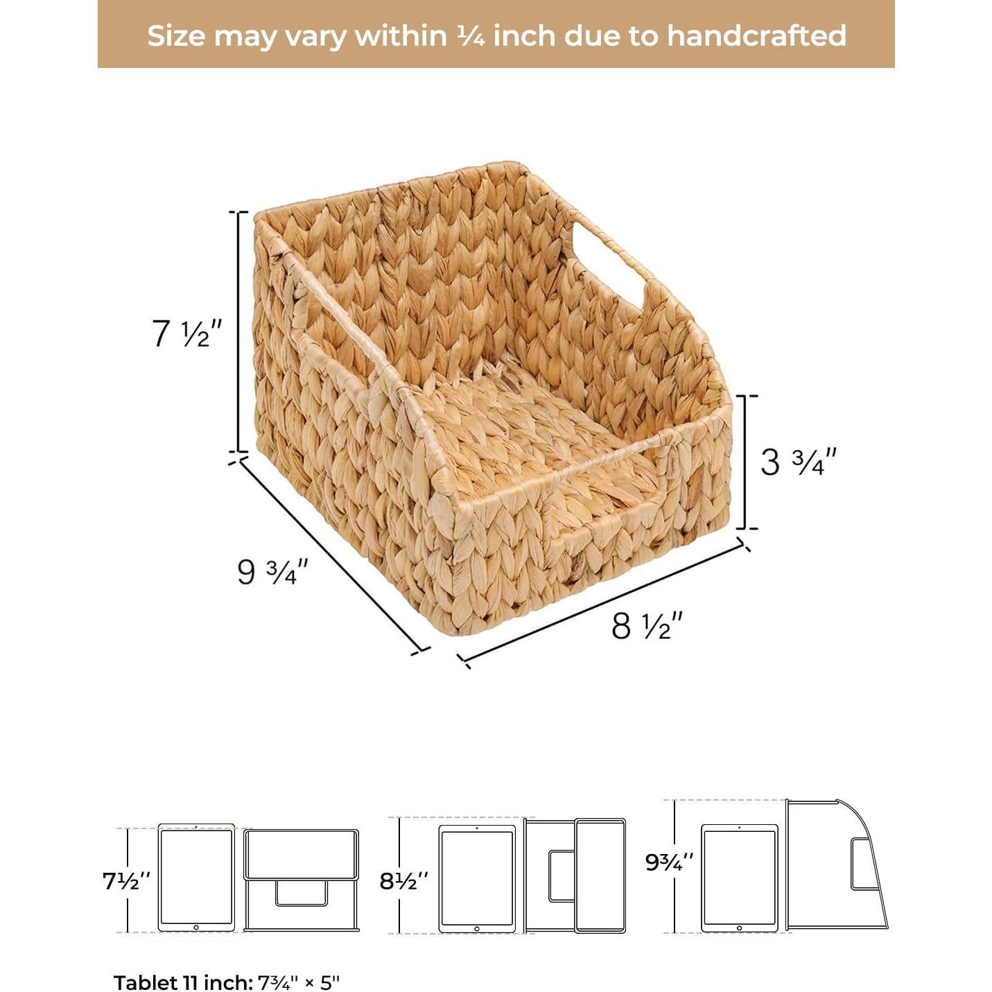Cestas de Almacenamiento StorageWorks de Juncos de Agua - Paquete de 2
