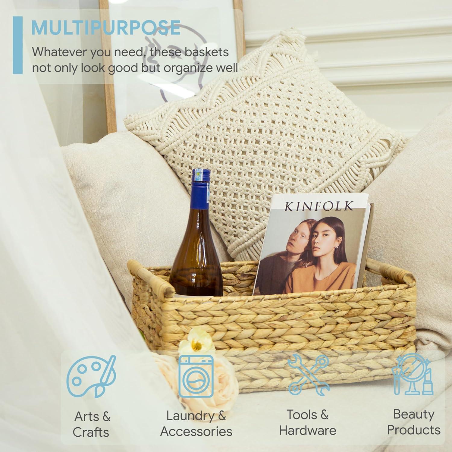 Cesta de Mimbre Grande VATIMA 39.4x27.4x15.7 cm - Jacinto de Agua