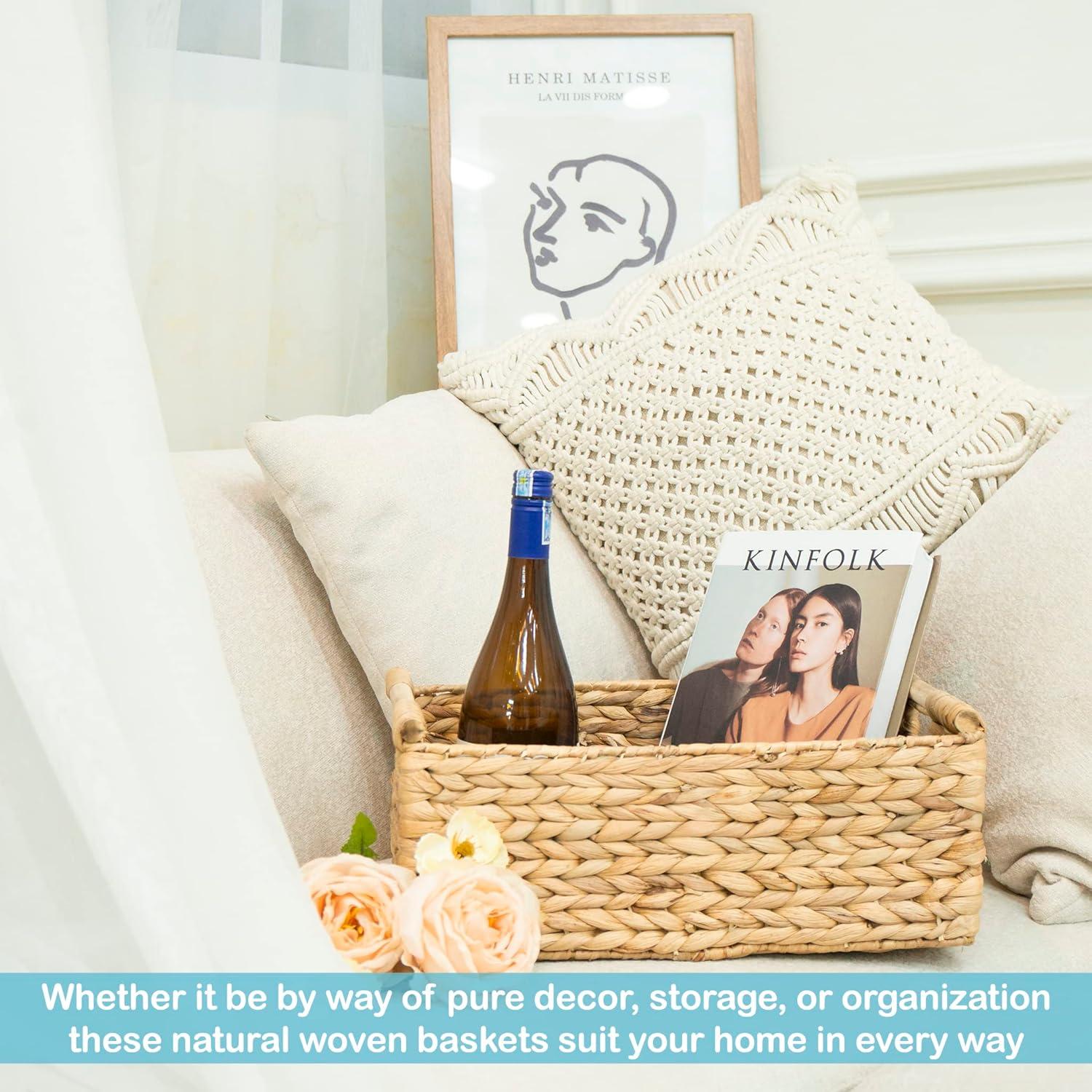 Cesta de Mimbre Grande VATIMA 39.4x27.4x15.7 cm - Jacinto de Agua