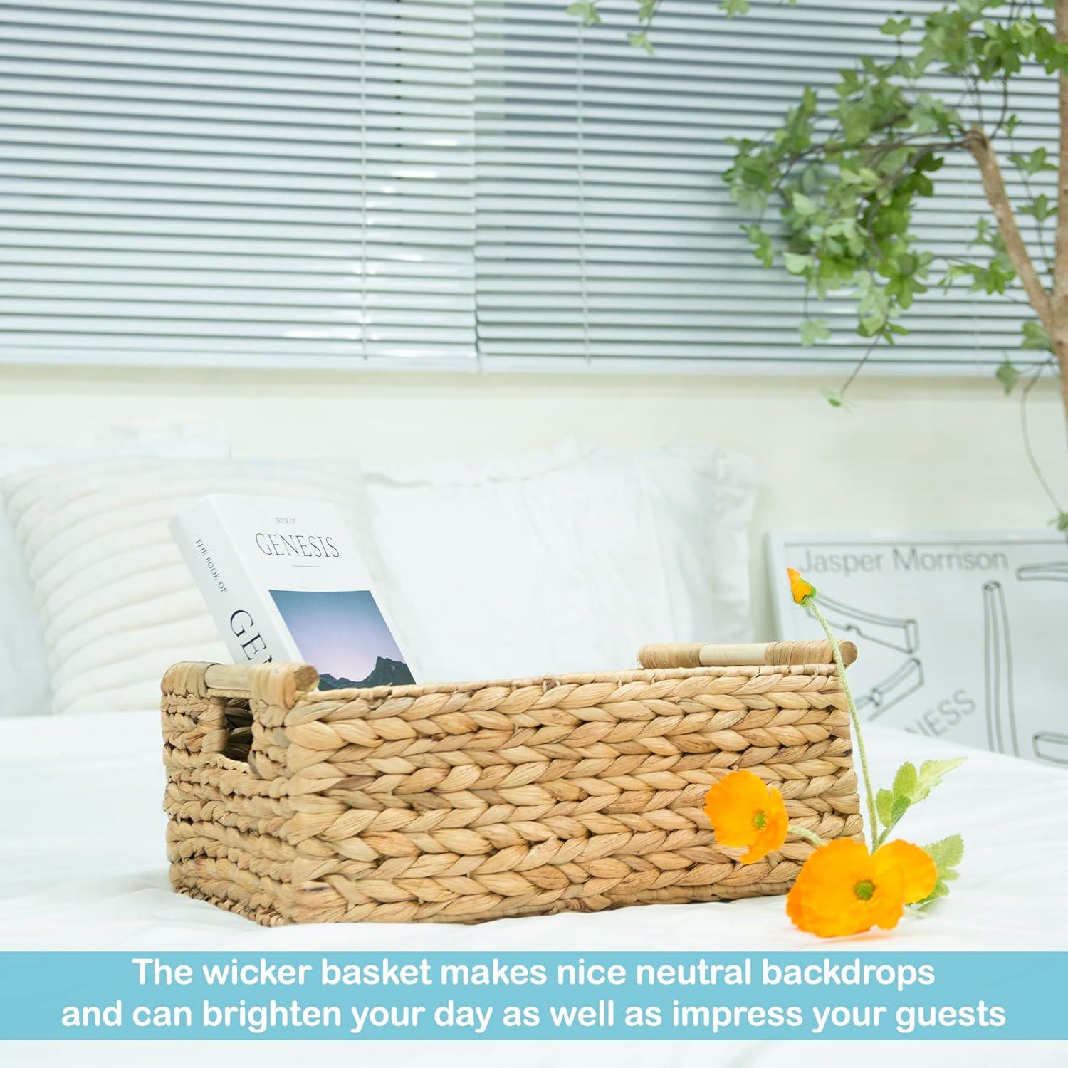 Cesta de Mimbre Grande VATIMA 39.4x27.4x15.7 cm - Jacinto de Agua