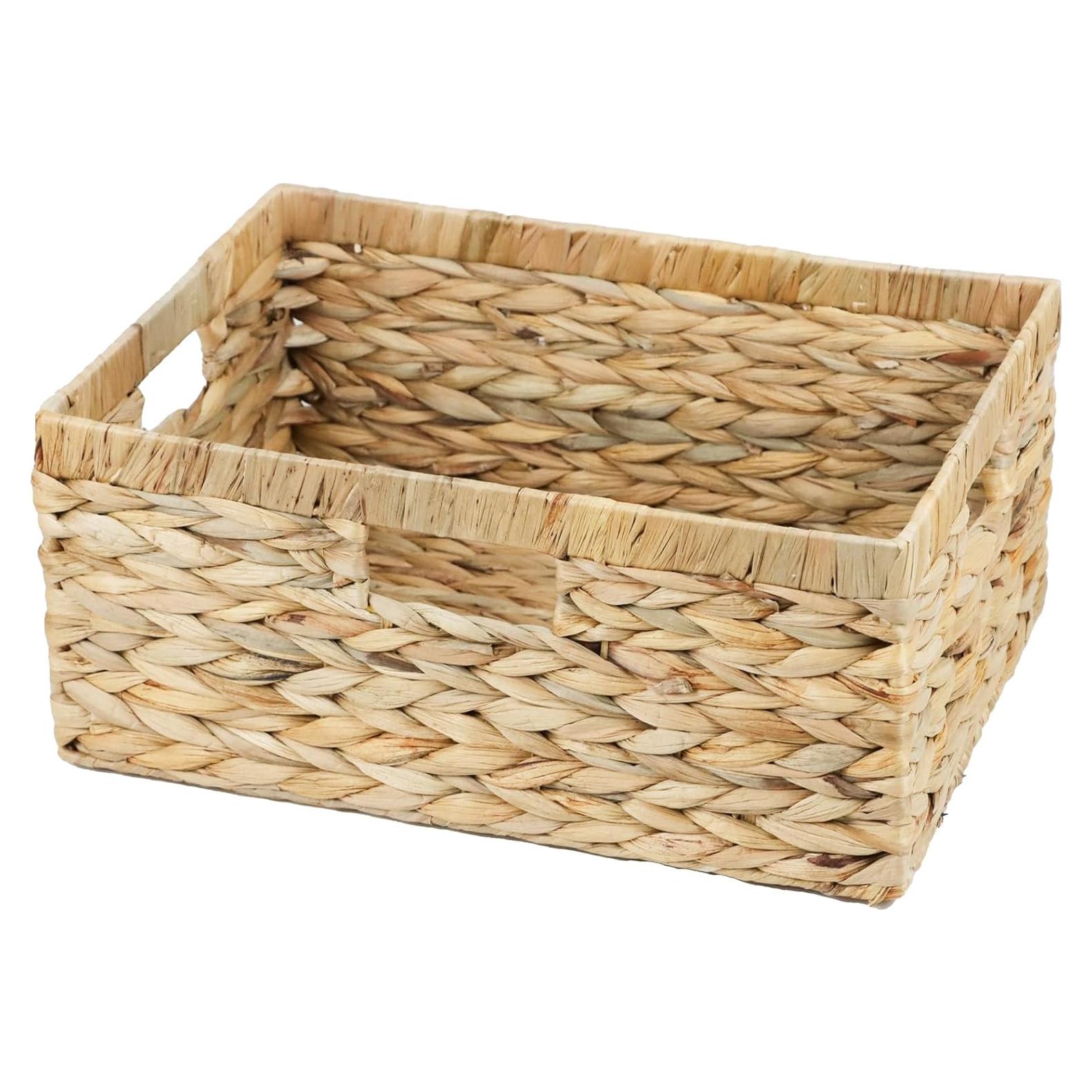 Cesta de Almacenamiento Rectangular ORDELITE 38.1x27.9 cm Natural