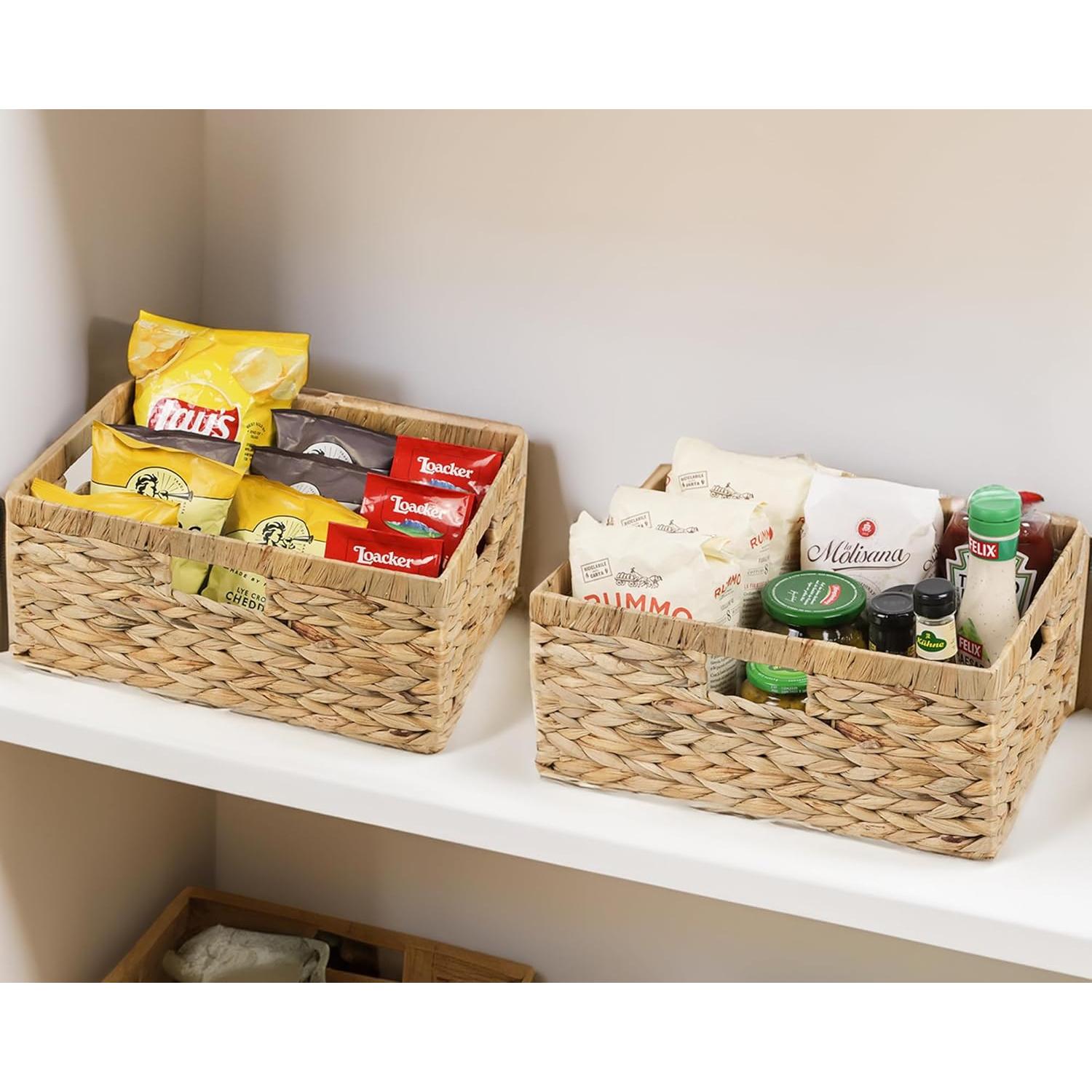 Cesta de Almacenamiento Rectangular ORDELITE 38.1x27.9 cm Natural