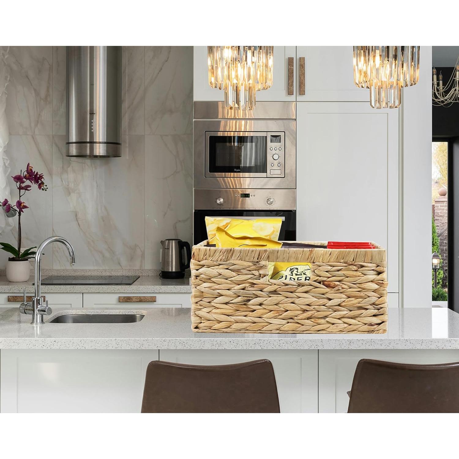 Cesta de Almacenamiento Rectangular ORDELITE 38.1x27.9 cm Natural