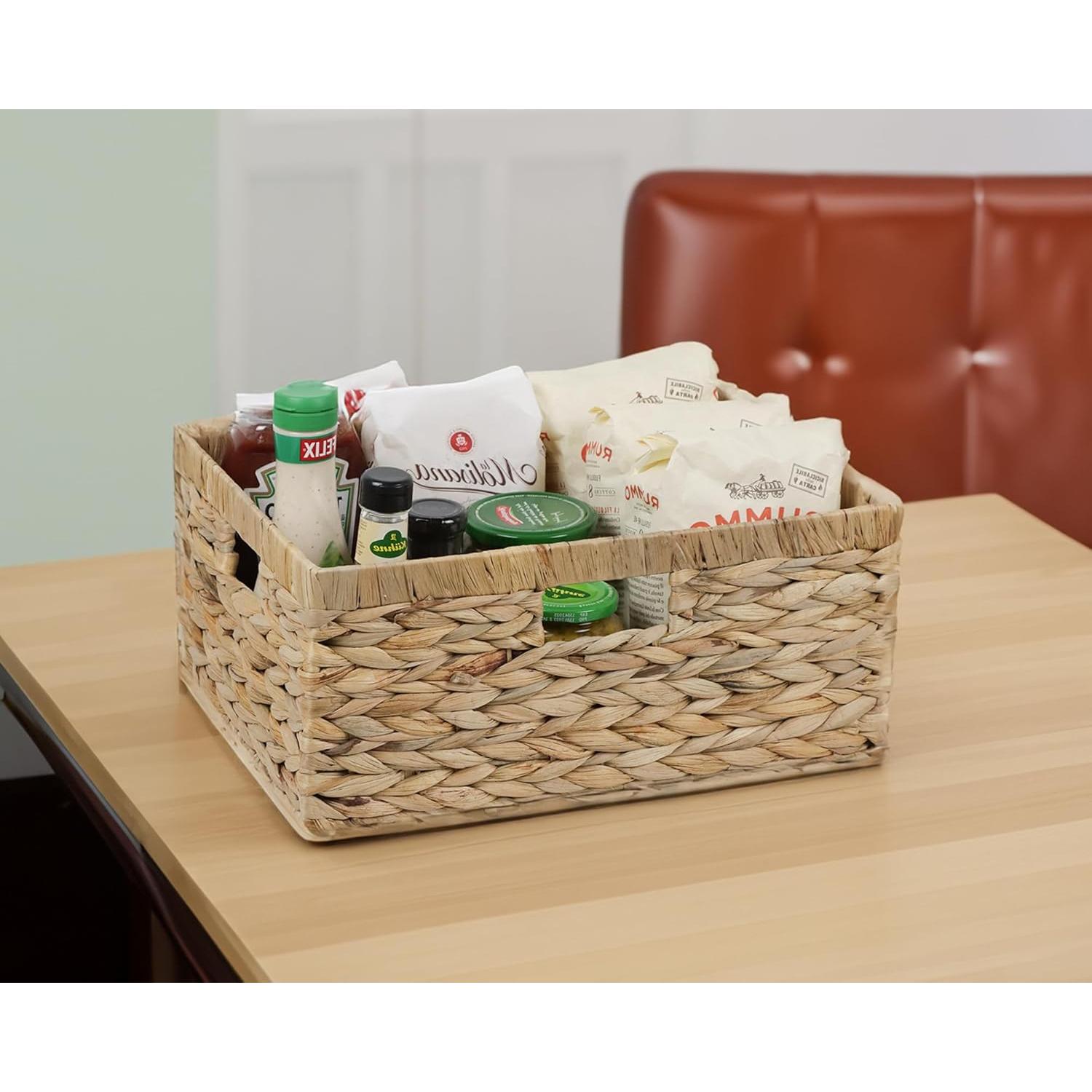 Cesta de Almacenamiento Rectangular ORDELITE 38.1x27.9 cm Natural