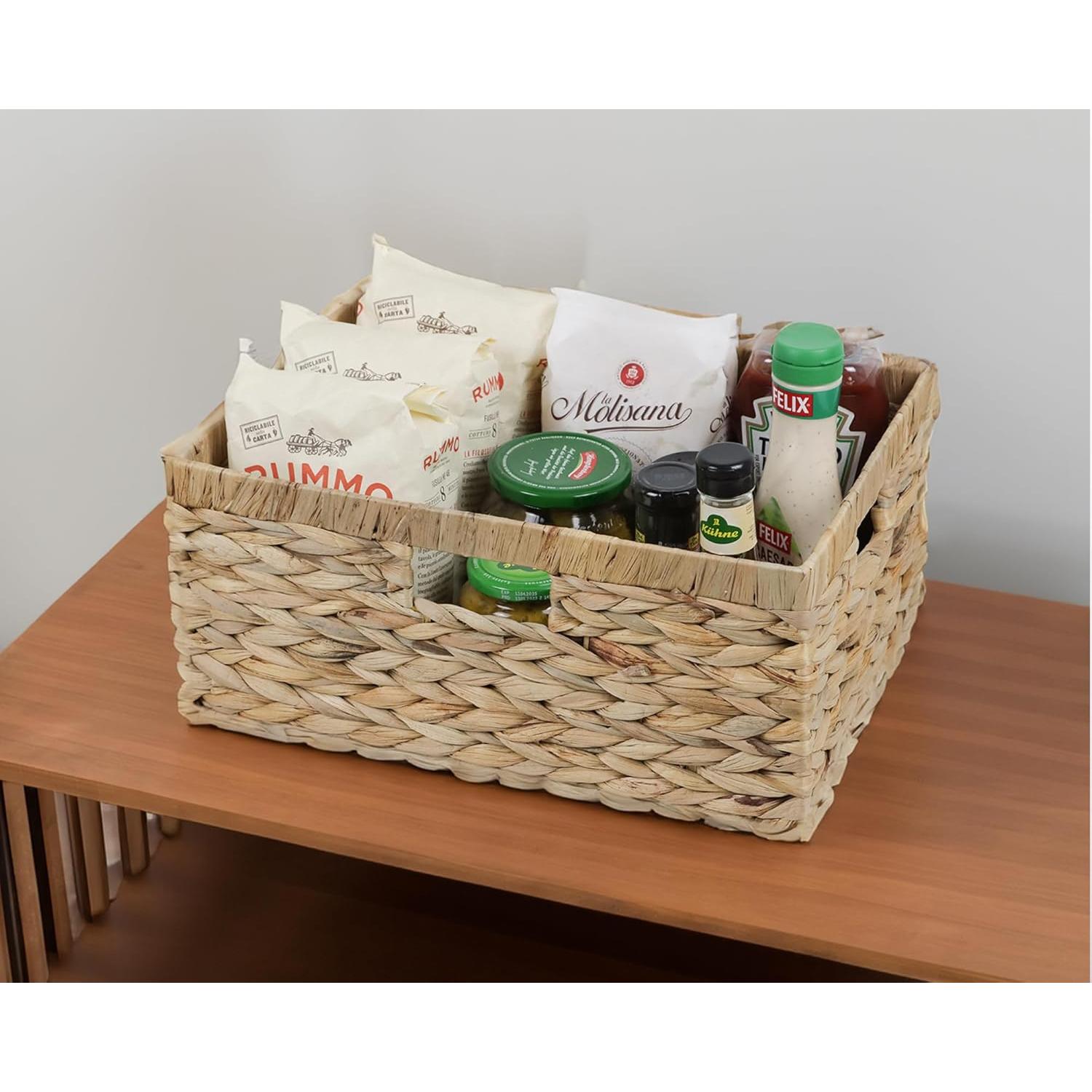 Cesta de Almacenamiento Rectangular ORDELITE 38.1x27.9 cm Natural