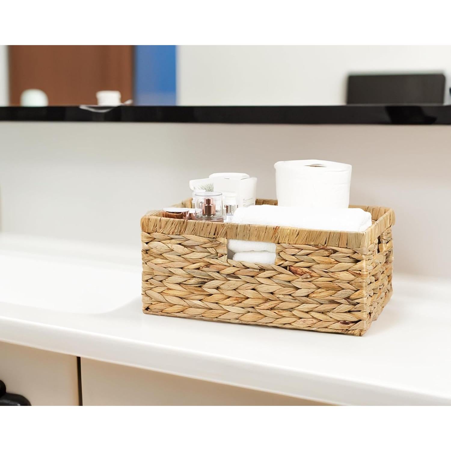 Cesta de Almacenamiento Rectangular ORDELITE 38.1x27.9 cm Natural