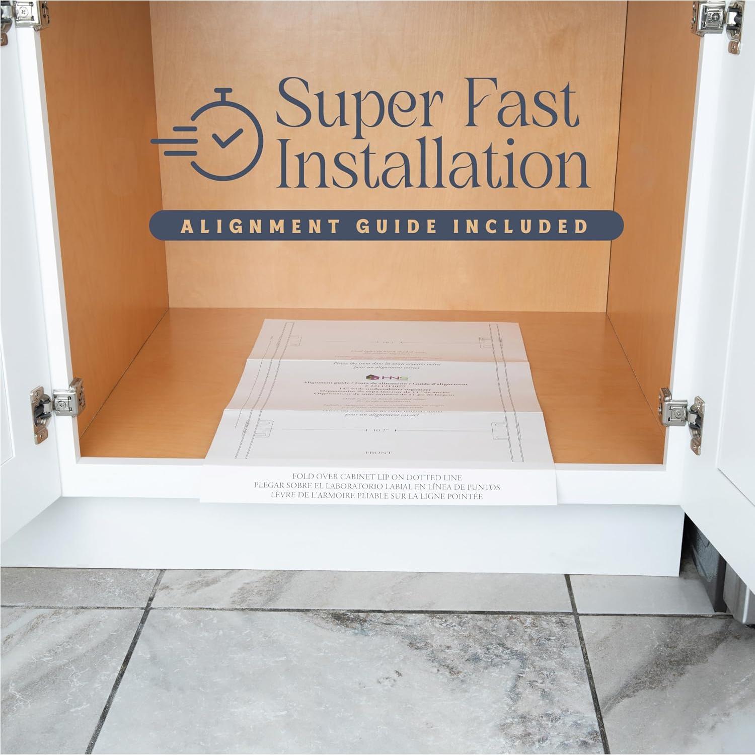 Organizador de Gabinete Extraíble HOLDN STORAGE 43.2x53.3cm Cromo